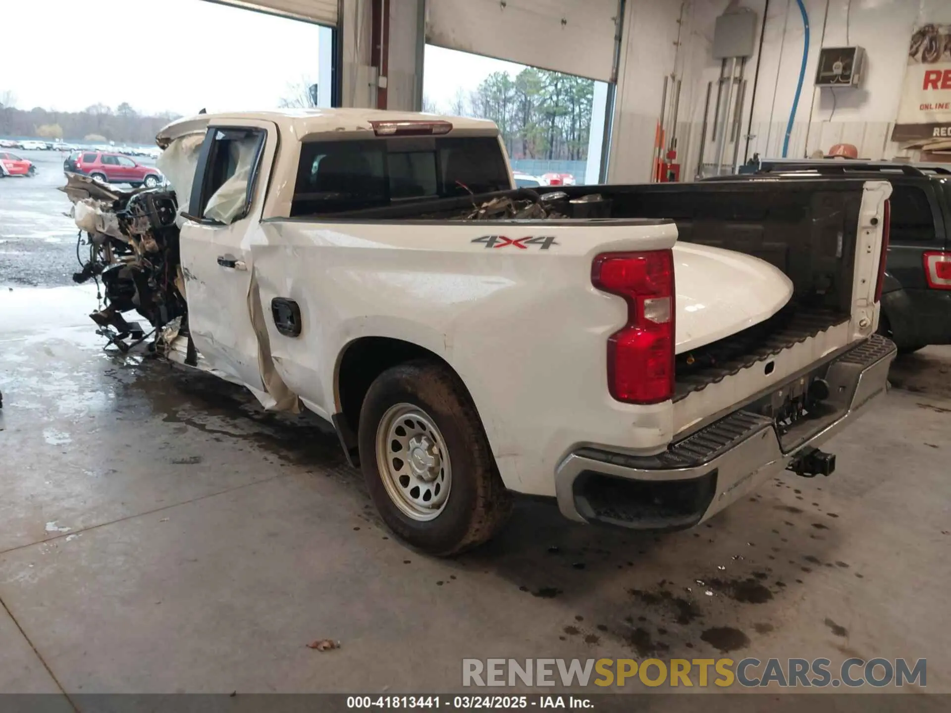 3 Photograph of a damaged car 1GCRYDED9LZ166441 CHEVROLET SILVERADO 1500 2020