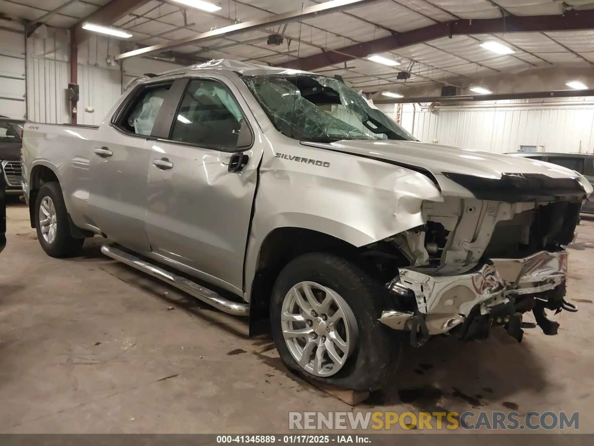 1 Photograph of a damaged car 1GCRYDED9LZ287504 CHEVROLET SILVERADO 1500 2020