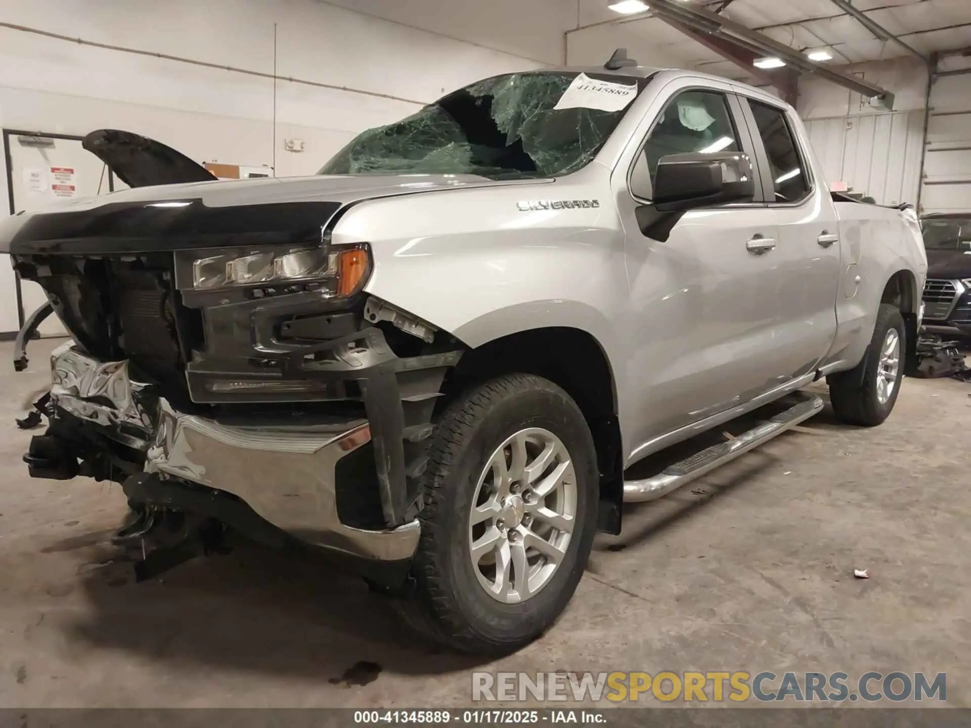 2 Photograph of a damaged car 1GCRYDED9LZ287504 CHEVROLET SILVERADO 1500 2020