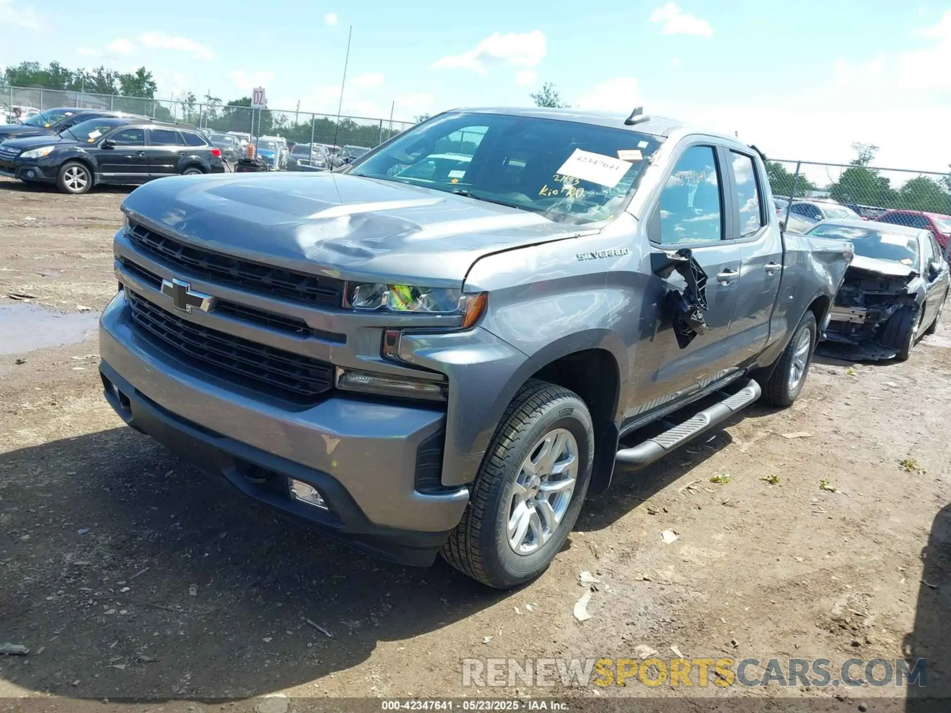 2 Photograph of a damaged car 1GCRYEED9LZ347514 CHEVROLET SILVERADO 1500 2020