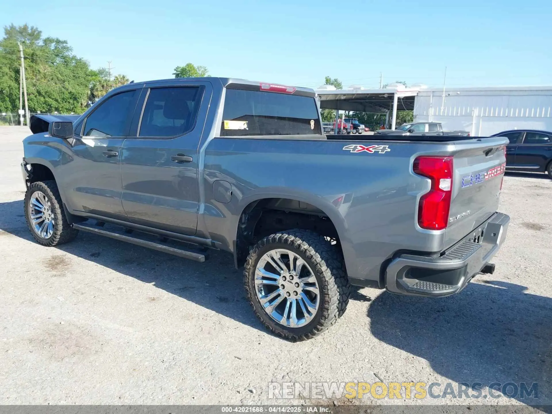 3 Photograph of a damaged car 1GCUYBEF1LZ201263 CHEVROLET SILVERADO 1500 2020