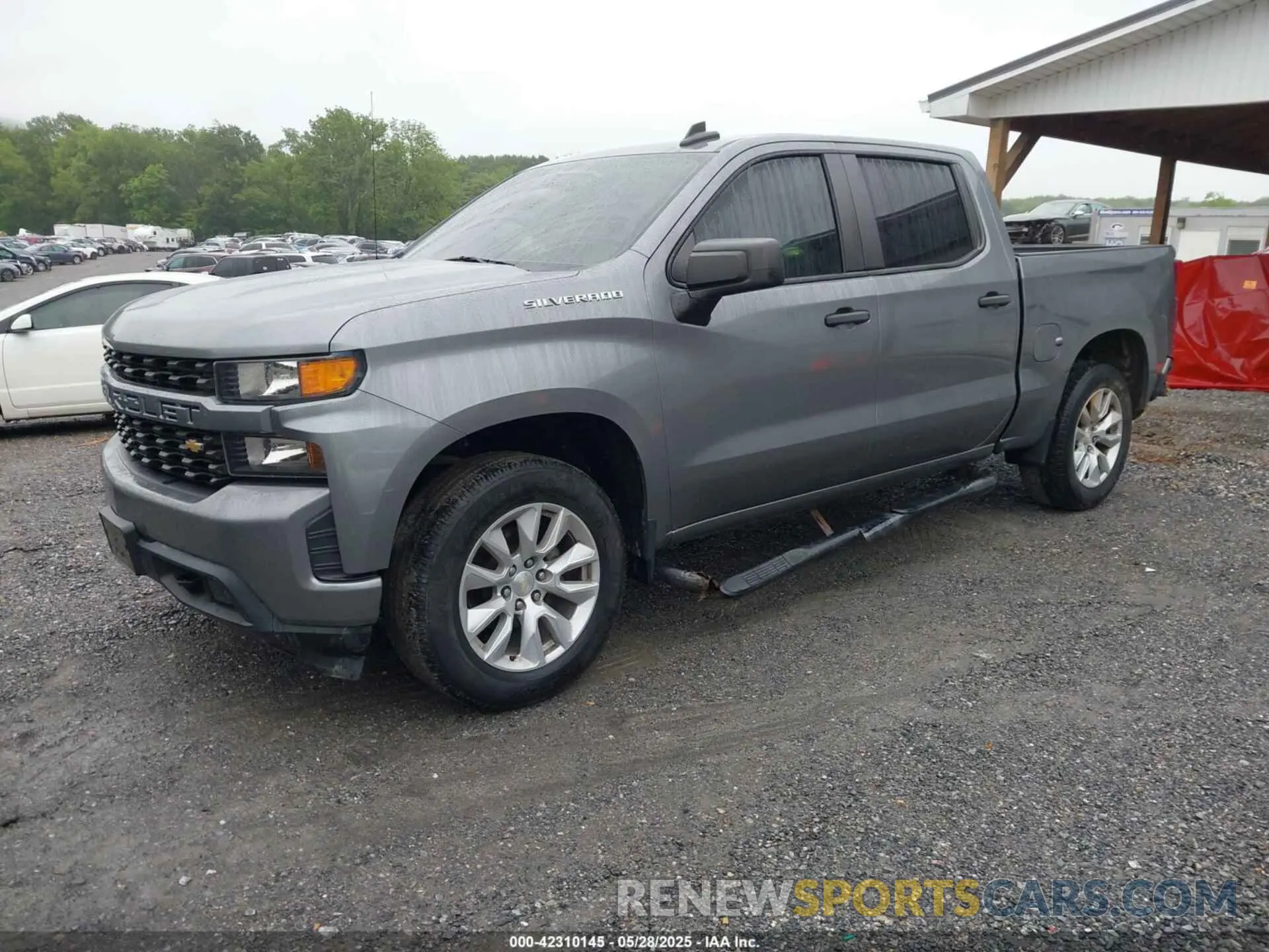 2 Photograph of a damaged car 1GCUYBEF4LZ250585 CHEVROLET SILVERADO 1500 2020