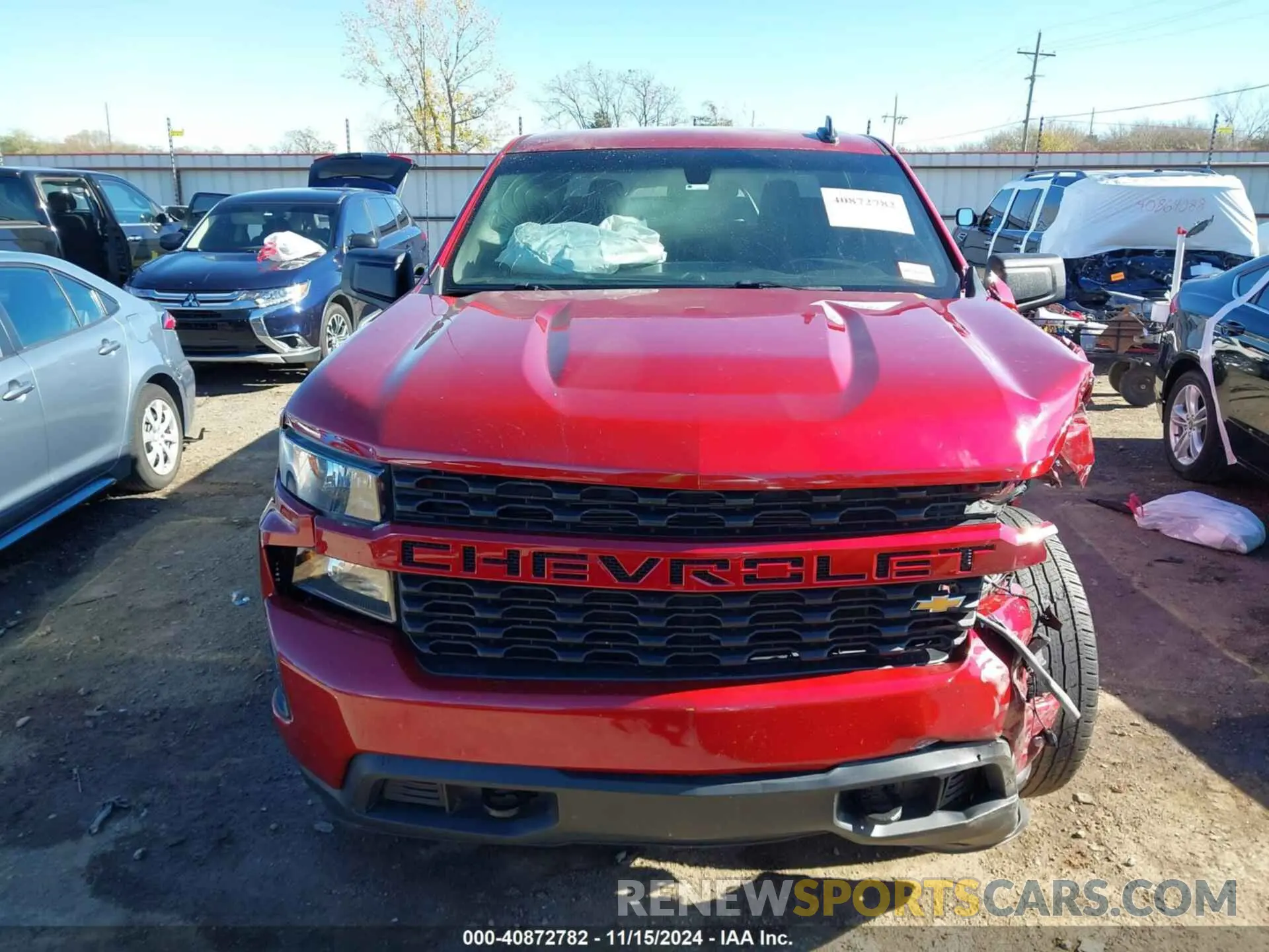 12 Photograph of a damaged car 1GCUYBEFXLZ305217 CHEVROLET SILVERADO 1500 2020