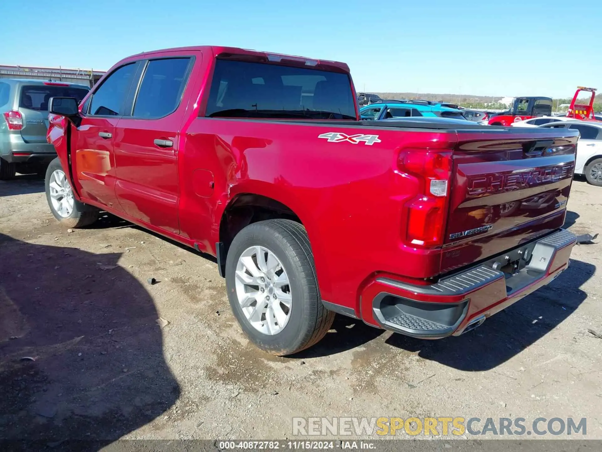3 Photograph of a damaged car 1GCUYBEFXLZ305217 CHEVROLET SILVERADO 1500 2020