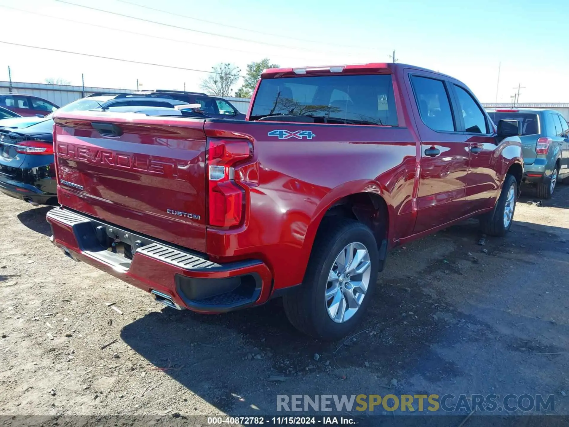 4 Photograph of a damaged car 1GCUYBEFXLZ305217 CHEVROLET SILVERADO 1500 2020