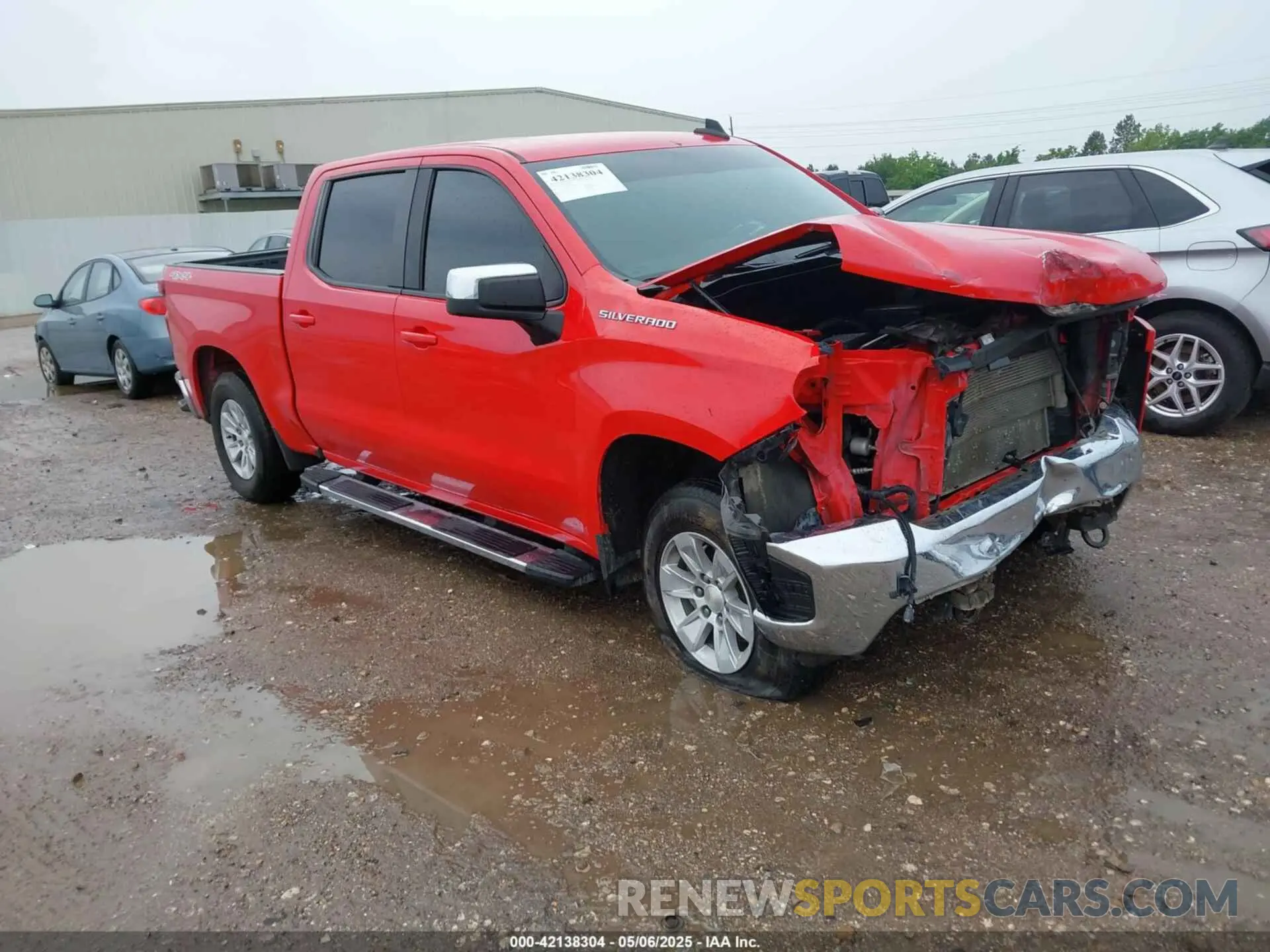 1 Photograph of a damaged car 1GCUYDED5LZ230954 CHEVROLET SILVERADO 1500 2020