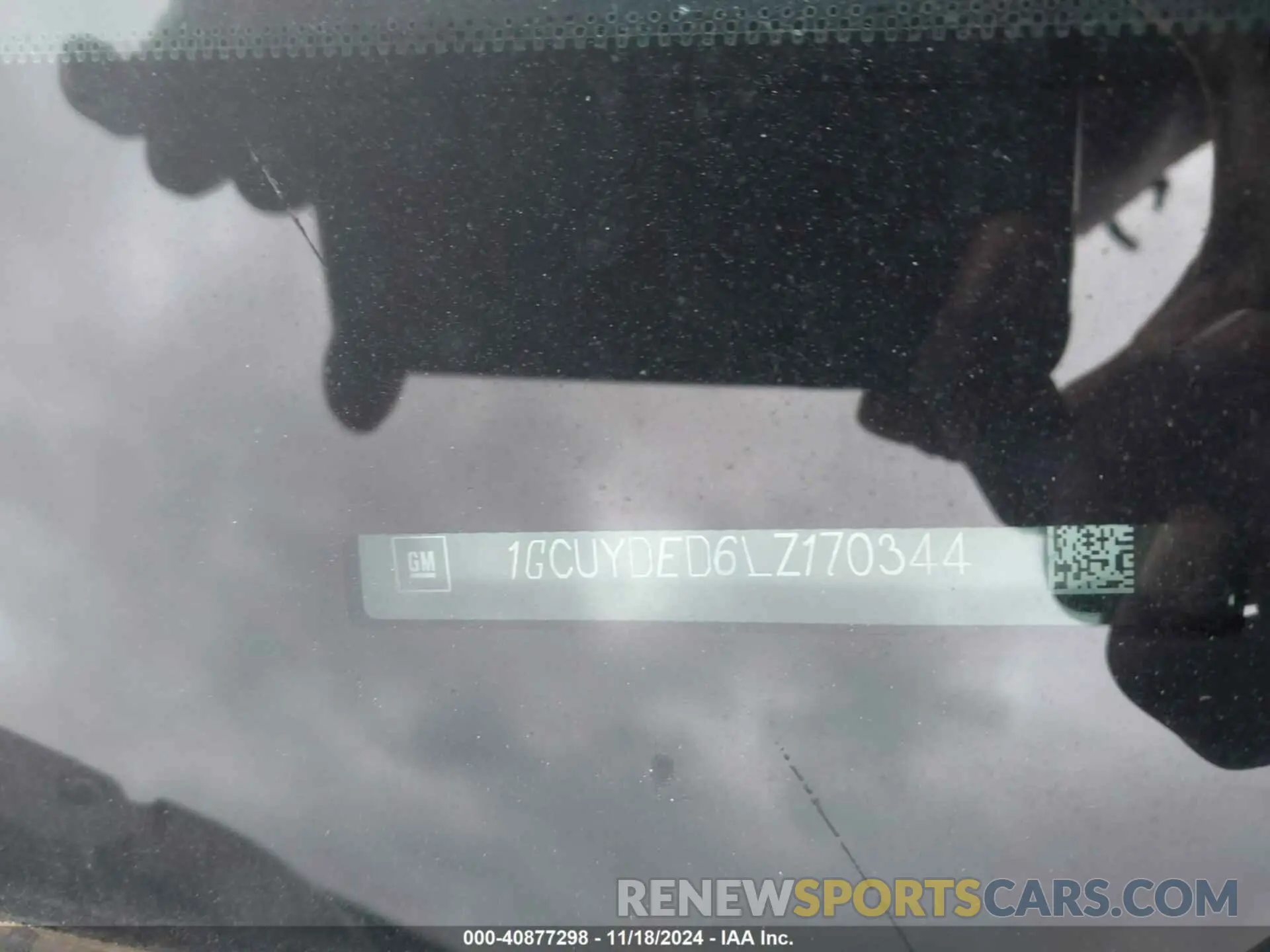 9 Photograph of a damaged car 1GCUYDED6LZ170344 CHEVROLET SILVERADO 1500 2020