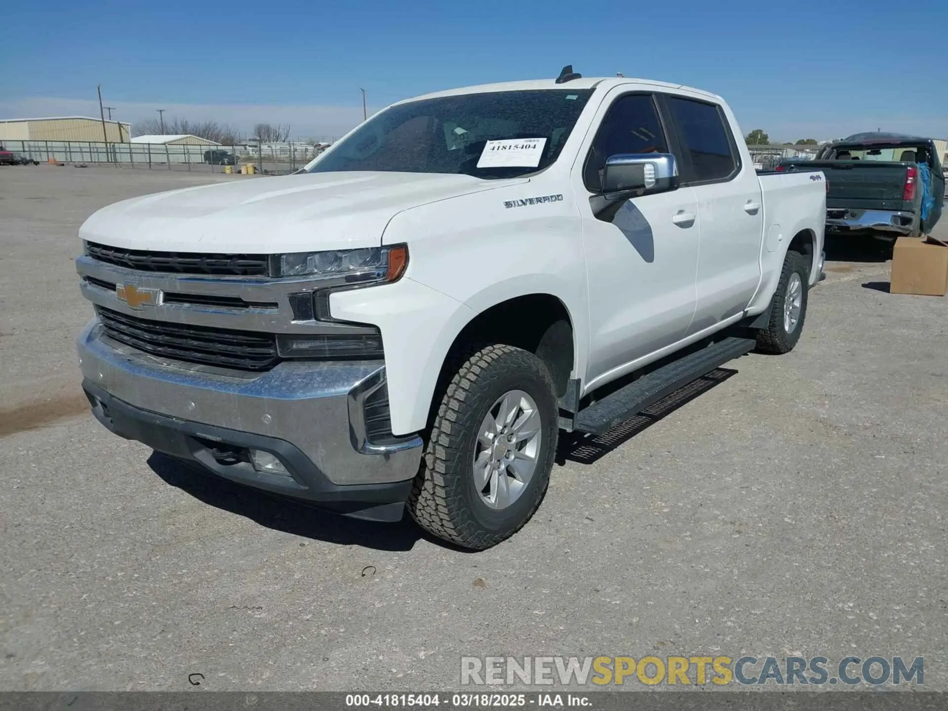 2 Photograph of a damaged car 1GCUYDED7LZ137028 CHEVROLET SILVERADO 1500 2020