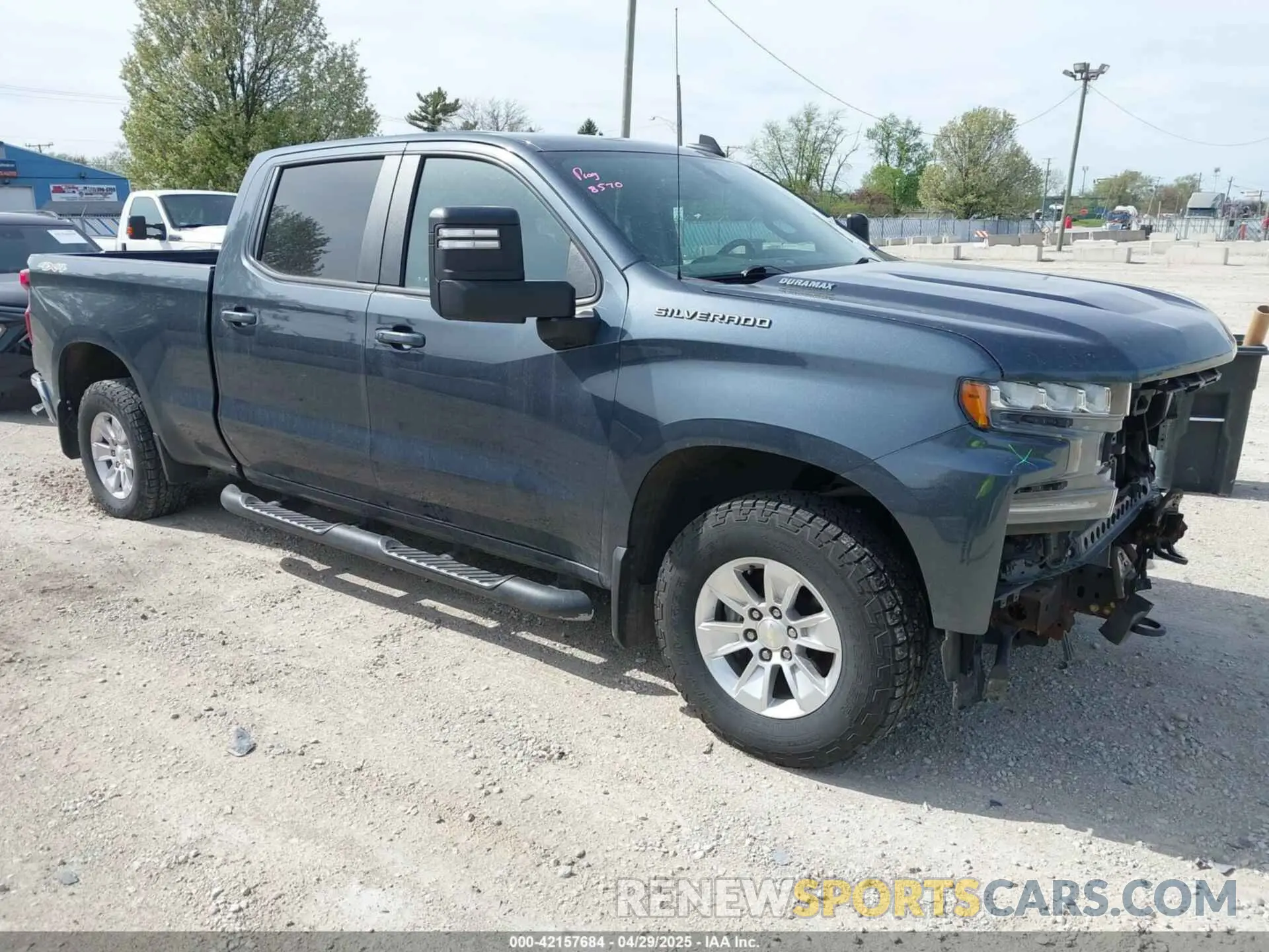 1 Photograph of a damaged car 1GCUYDET3LZ181454 CHEVROLET SILVERADO 1500 2020