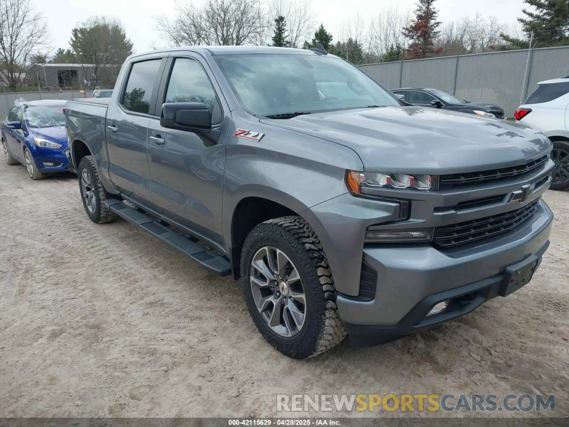 1 Photograph of a damaged car 1GCUYEED3LZ215133 CHEVROLET SILVERADO 1500 2020