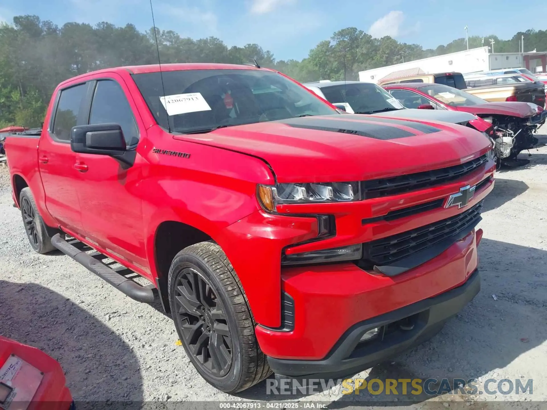 1 Photograph of a damaged car 1GCUYEEL0LZ291304 CHEVROLET SILVERADO 1500 2020