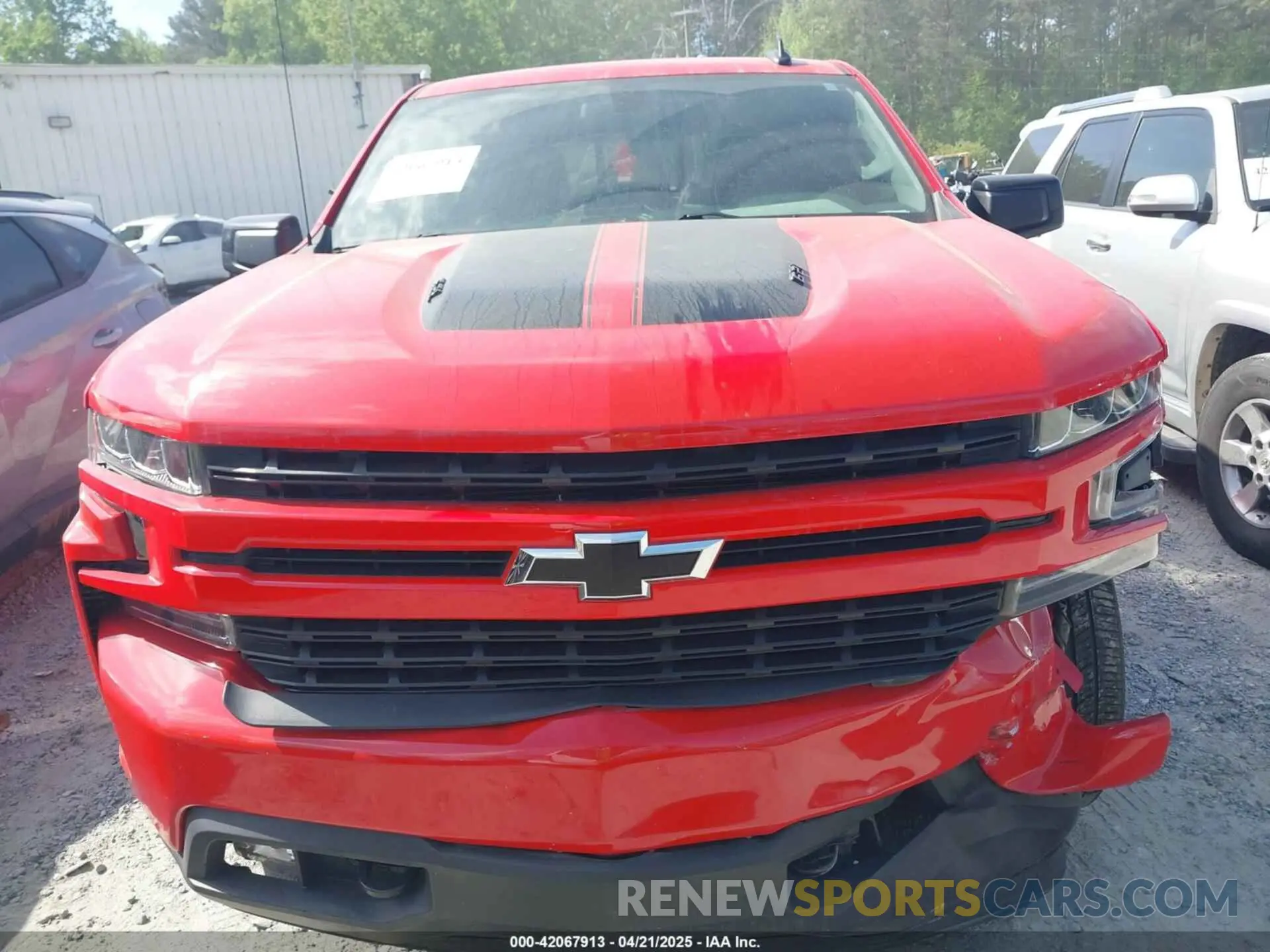 12 Photograph of a damaged car 1GCUYEEL0LZ291304 CHEVROLET SILVERADO 1500 2020