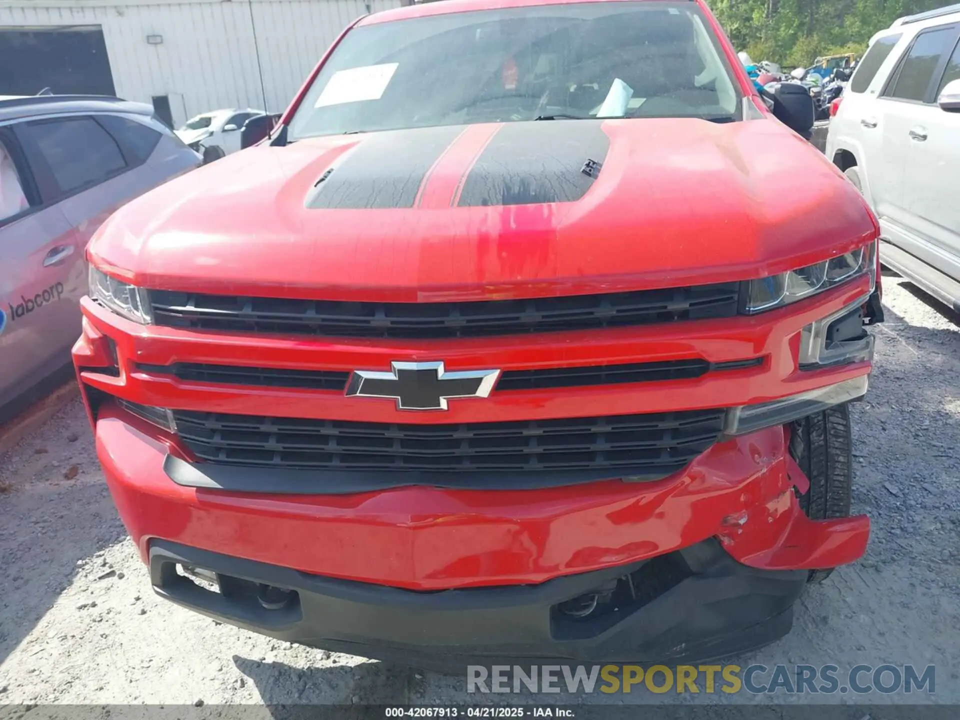 6 Photograph of a damaged car 1GCUYEEL0LZ291304 CHEVROLET SILVERADO 1500 2020