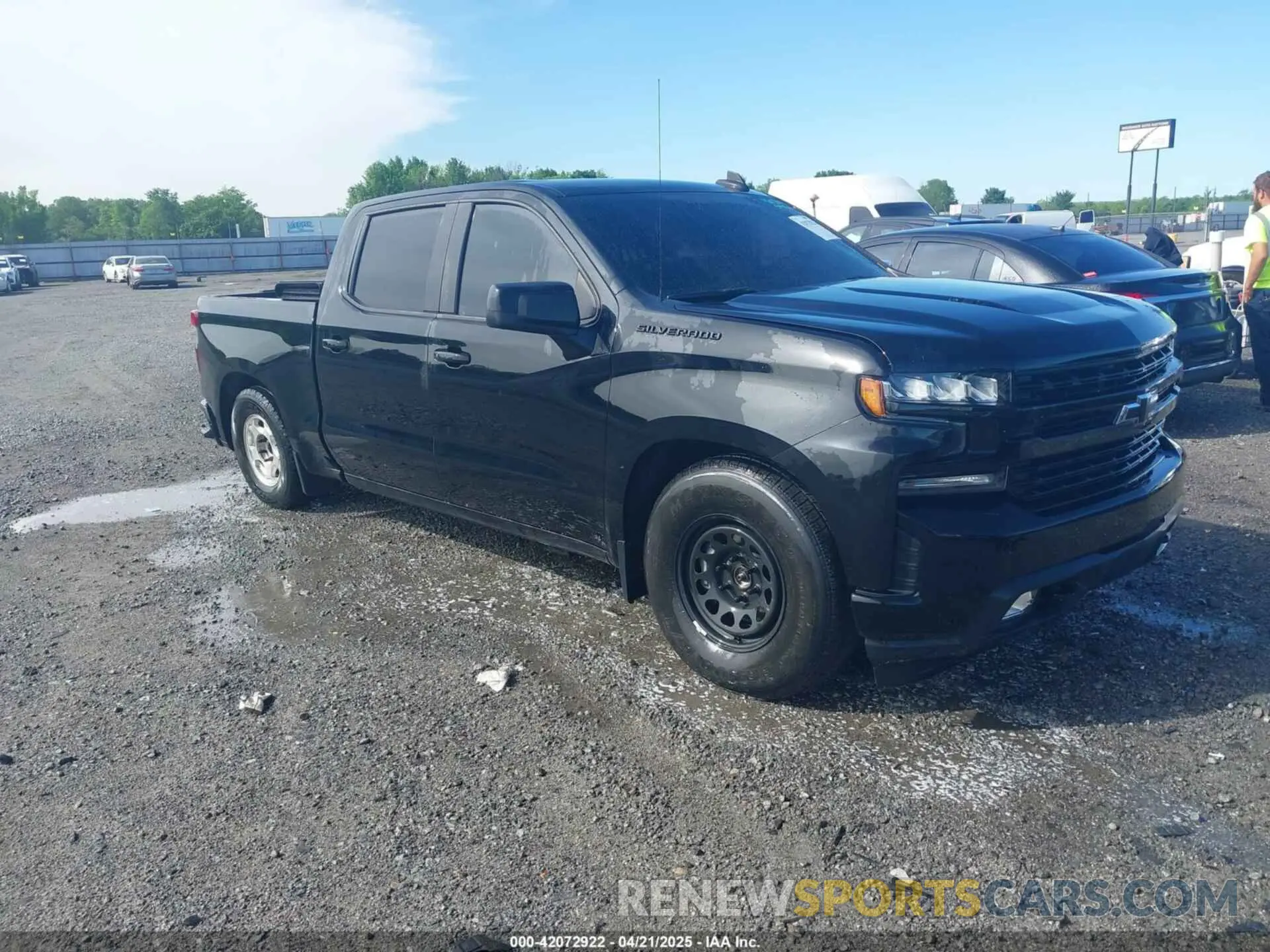 1 Photograph of a damaged car 1GCUYEEL6LZ378415 CHEVROLET SILVERADO 1500 2020