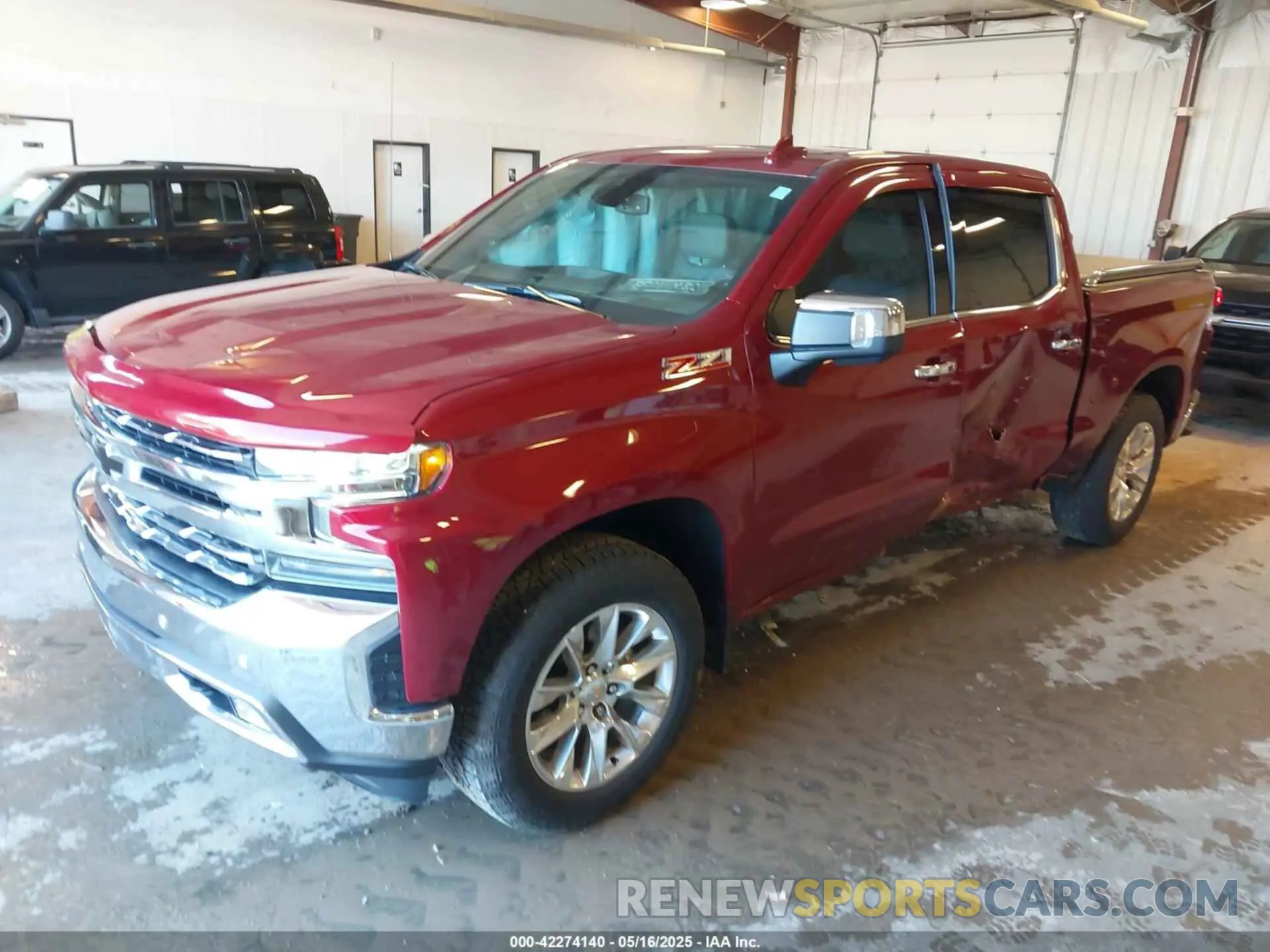 2 Photograph of a damaged car 1GCUYGED9LZ168928 CHEVROLET SILVERADO 1500 2020