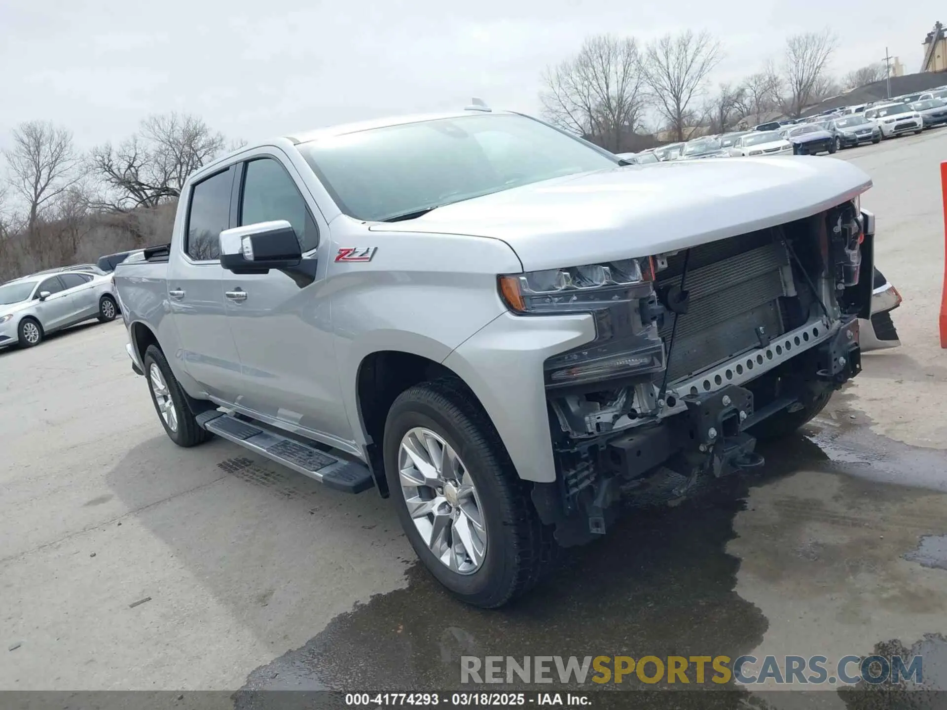 1 Photograph of a damaged car 1GCUYGED9LZ248570 CHEVROLET SILVERADO 1500 2020