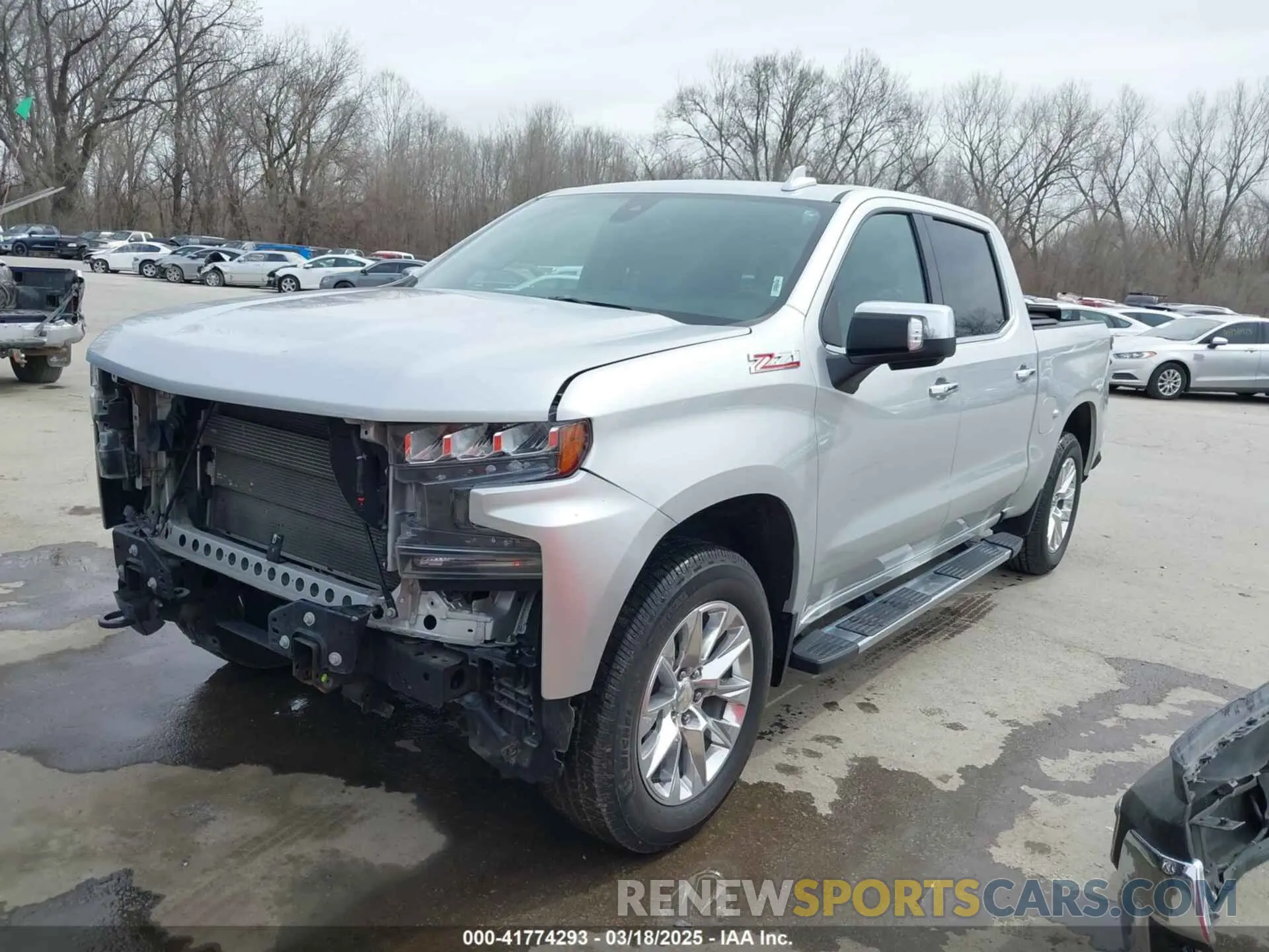 2 Photograph of a damaged car 1GCUYGED9LZ248570 CHEVROLET SILVERADO 1500 2020