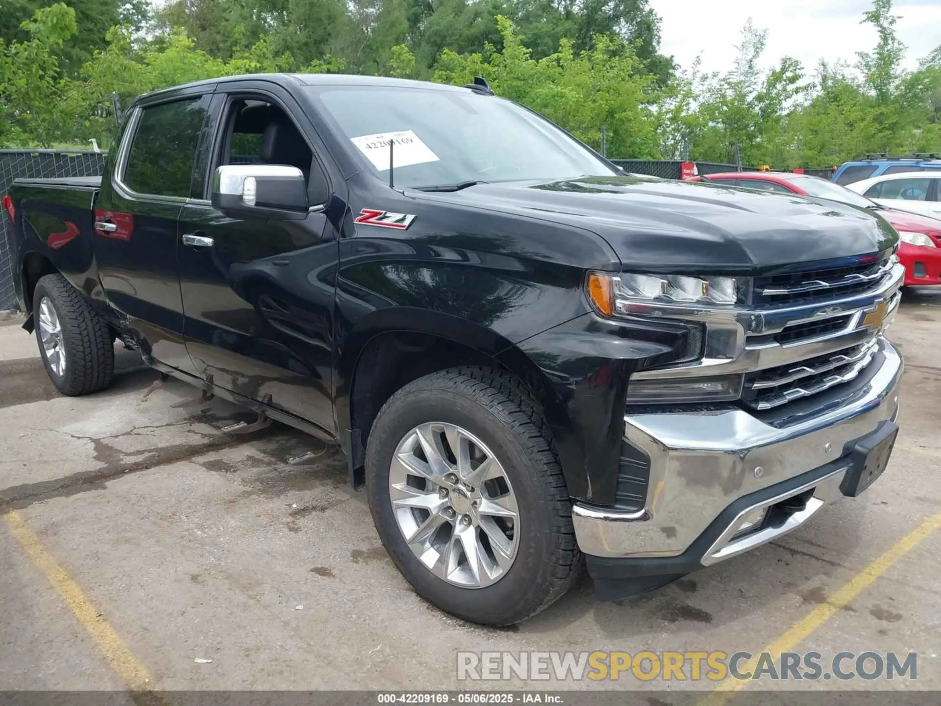 1 Photograph of a damaged car 1GCUYGEDXLZ220759 CHEVROLET SILVERADO 1500 2020