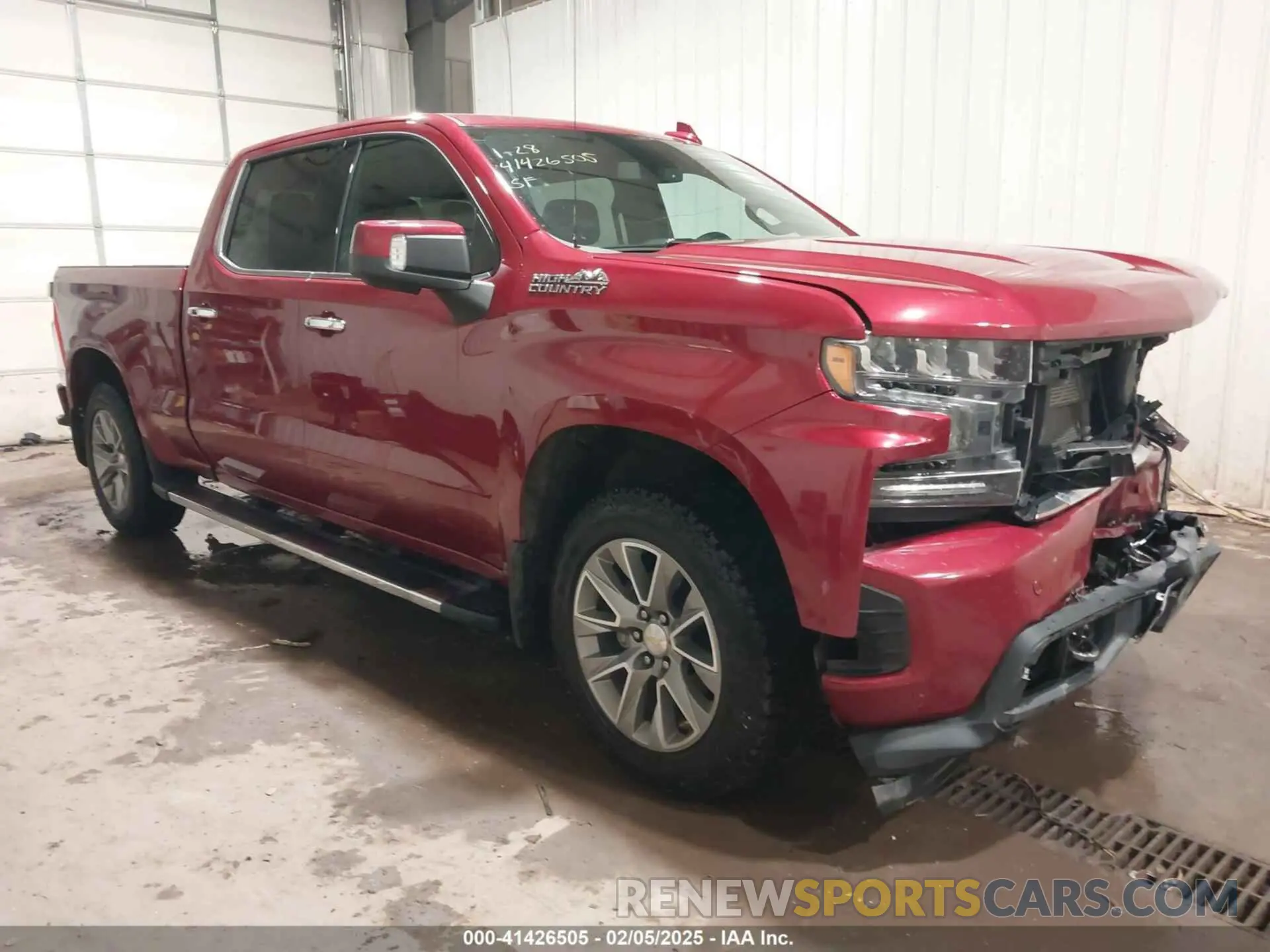 1 Photograph of a damaged car 1GCUYHED2LZ230692 CHEVROLET SILVERADO 1500 2020