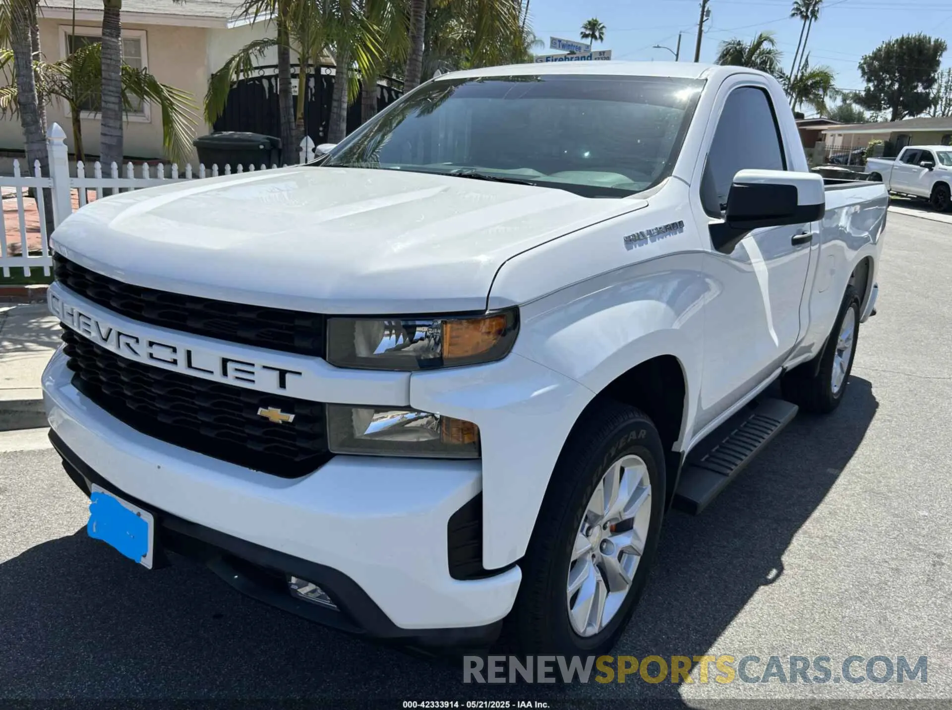 2 Photograph of a damaged car 3GCNWAEF7LG408051 CHEVROLET SILVERADO 1500 2020
