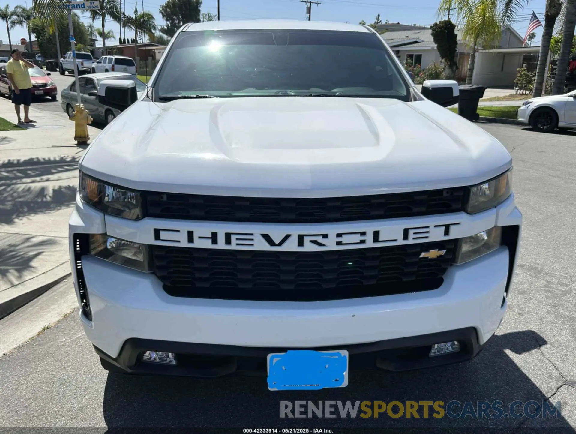 6 Photograph of a damaged car 3GCNWAEF7LG408051 CHEVROLET SILVERADO 1500 2020