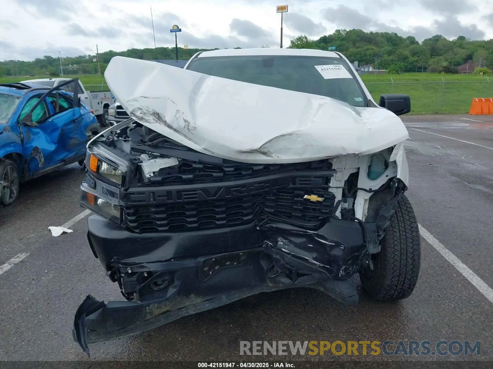12 Photograph of a damaged car 3GCNWAEF8LG228206 CHEVROLET SILVERADO 1500 2020