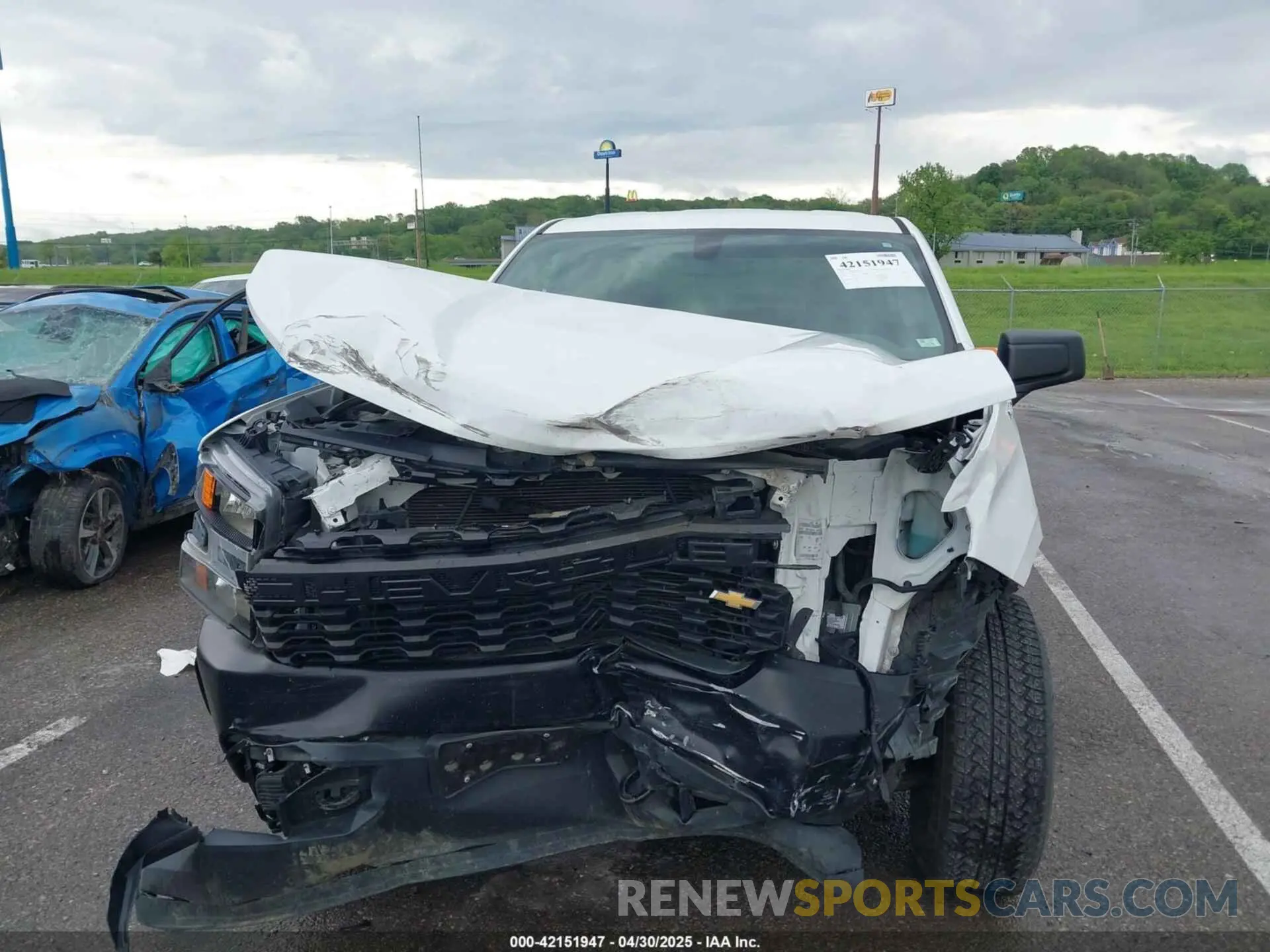 6 Photograph of a damaged car 3GCNWAEF8LG228206 CHEVROLET SILVERADO 1500 2020