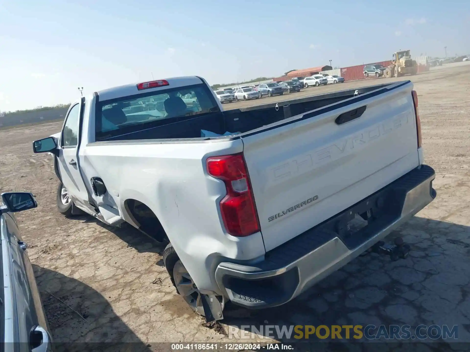 3 Photograph of a damaged car 3GCNWAEFXLG262938 CHEVROLET SILVERADO 1500 2020