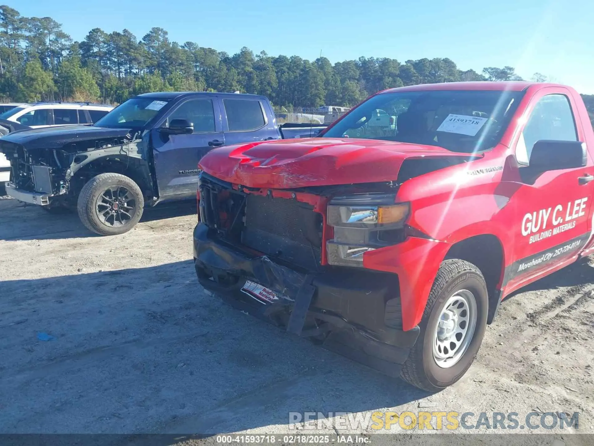 6 Photograph of a damaged car 3GCNWAEH3LG345516 CHEVROLET SILVERADO 1500 2020