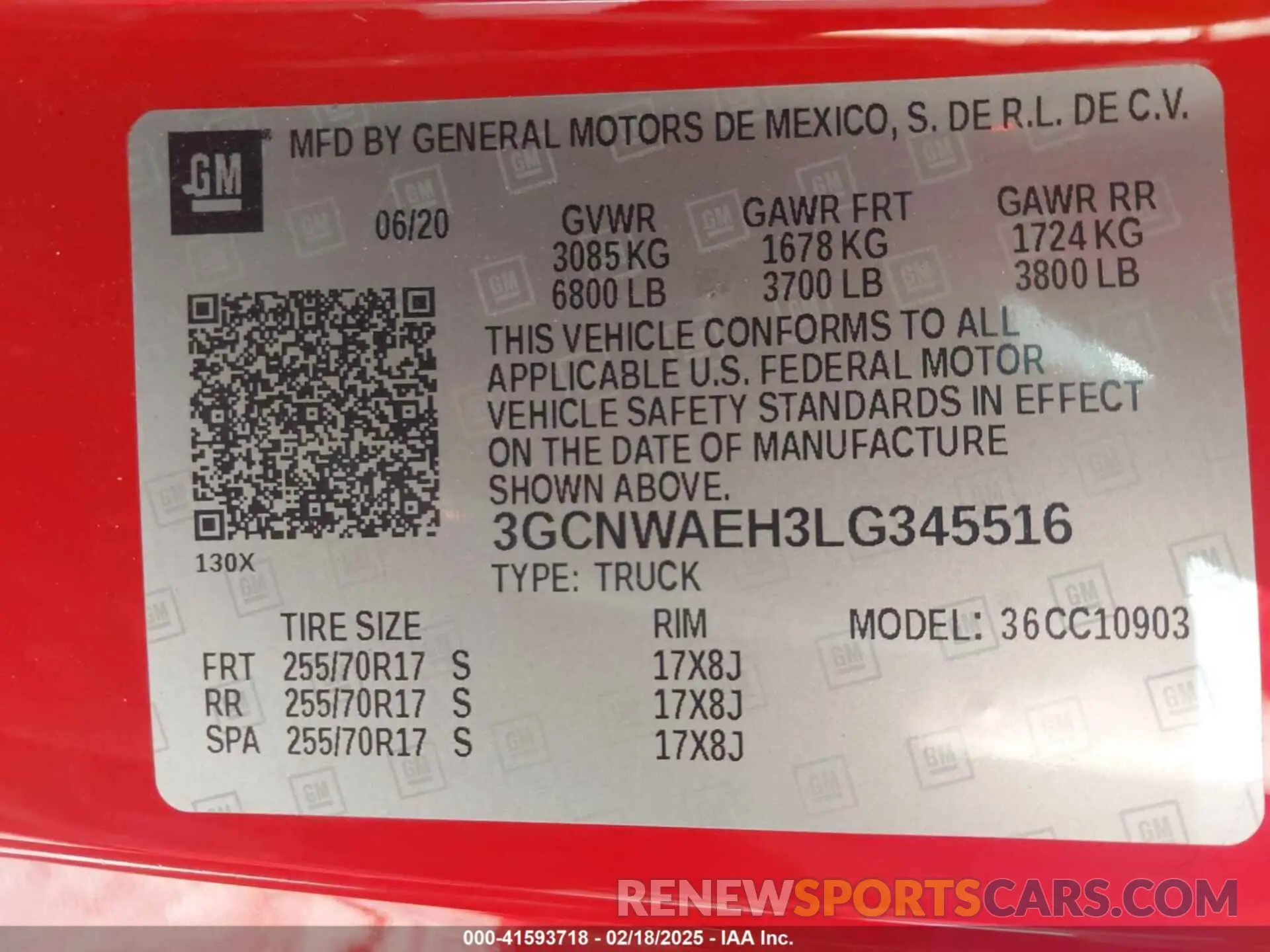 9 Photograph of a damaged car 3GCNWAEH3LG345516 CHEVROLET SILVERADO 1500 2020