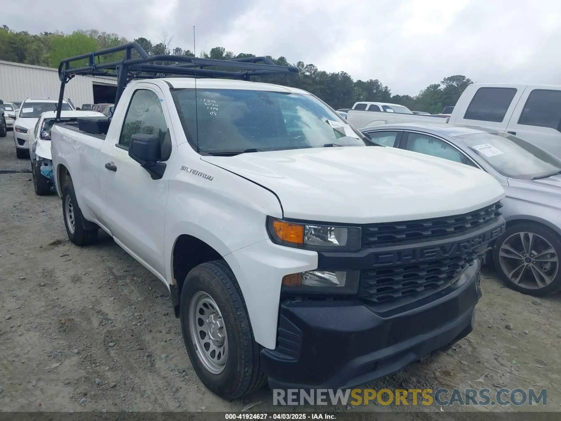 1 Photograph of a damaged car 3GCNWAEH7LG110780 CHEVROLET SILVERADO 1500 2020