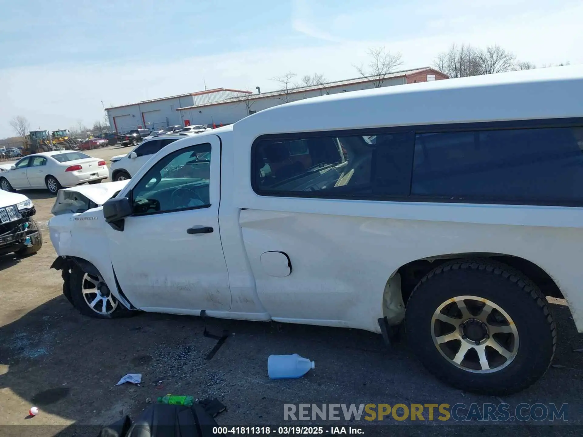 14 Photograph of a damaged car 3GCNYAEF1LG106927 CHEVROLET SILVERADO 1500 2020