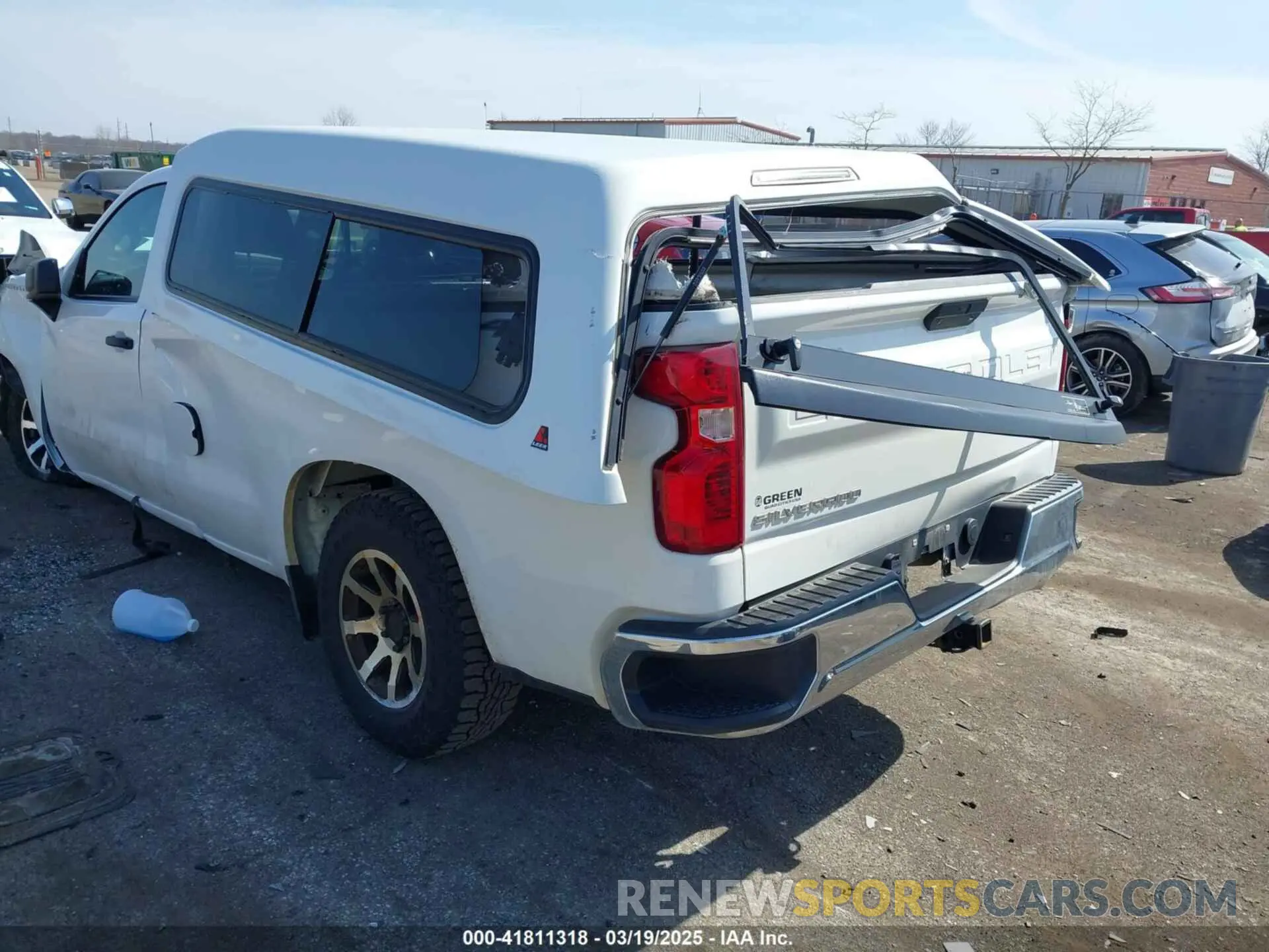 3 Photograph of a damaged car 3GCNYAEF1LG106927 CHEVROLET SILVERADO 1500 2020