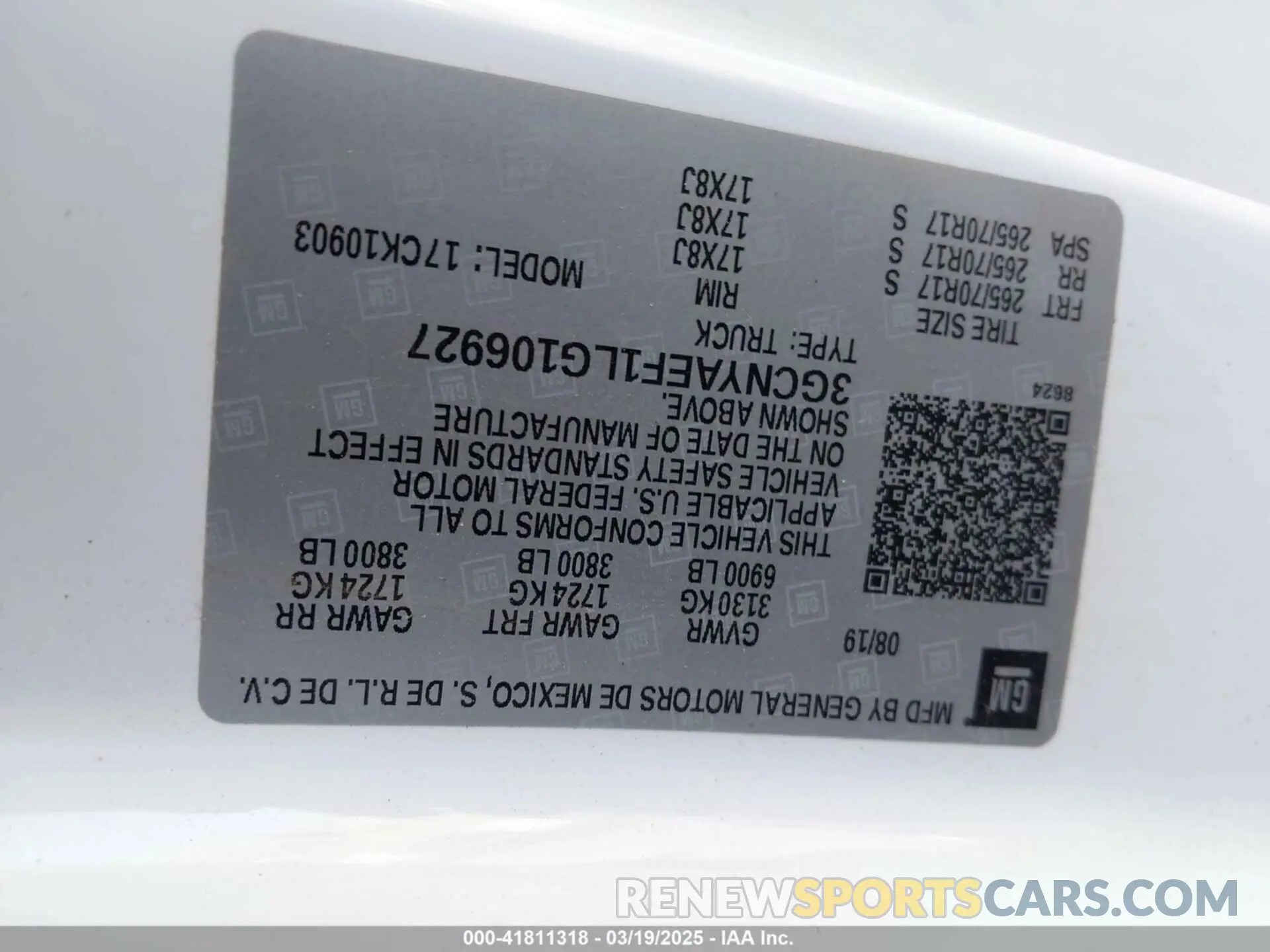 9 Photograph of a damaged car 3GCNYAEF1LG106927 CHEVROLET SILVERADO 1500 2020