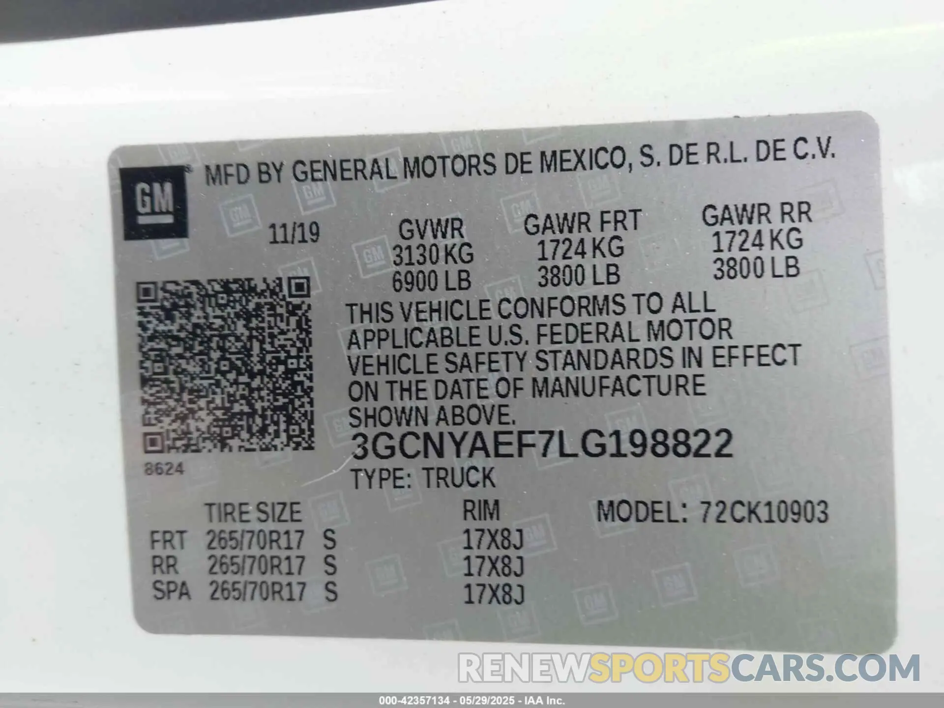 9 Photograph of a damaged car 3GCNYAEF7LG198822 CHEVROLET SILVERADO 1500 2020