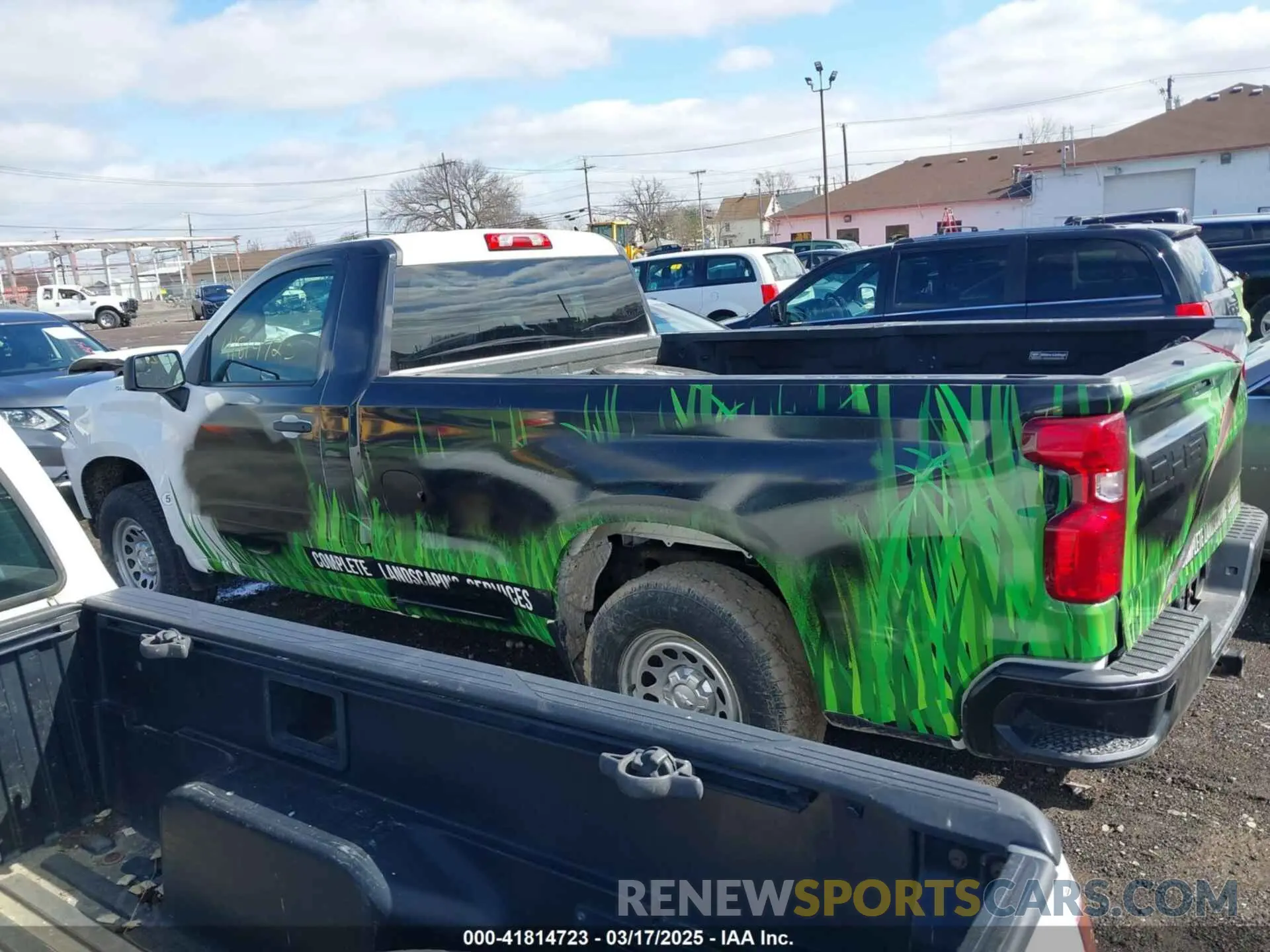 14 Photograph of a damaged car 3GCNYAEF9LG317678 CHEVROLET SILVERADO 1500 2020