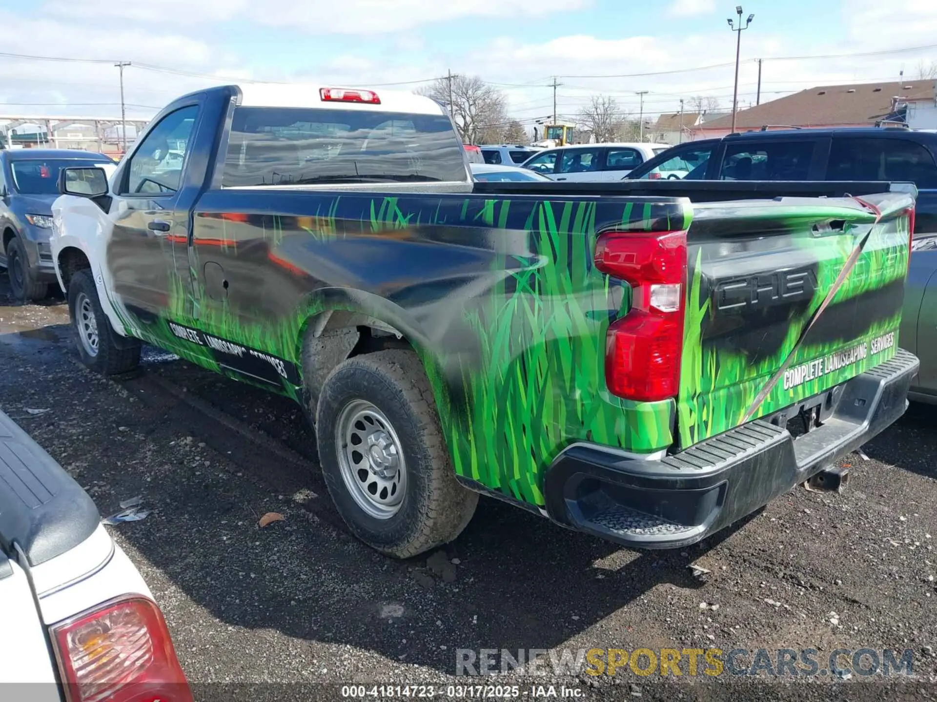 3 Photograph of a damaged car 3GCNYAEF9LG317678 CHEVROLET SILVERADO 1500 2020