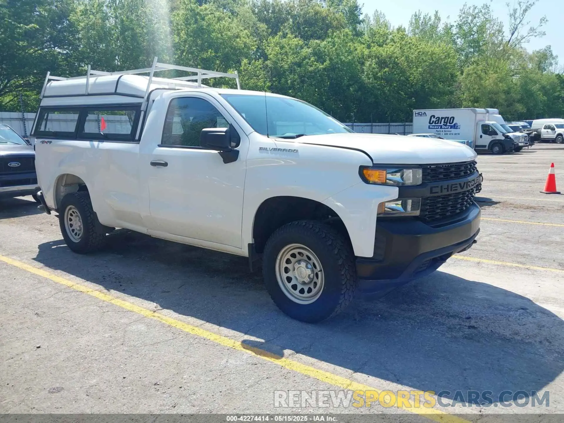 1 Photograph of a damaged car 3GCNYAEFXLG154197 CHEVROLET SILVERADO 1500 2020
