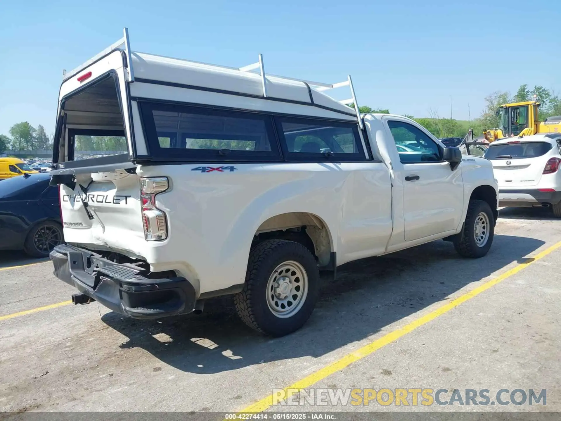 4 Photograph of a damaged car 3GCNYAEFXLG154197 CHEVROLET SILVERADO 1500 2020