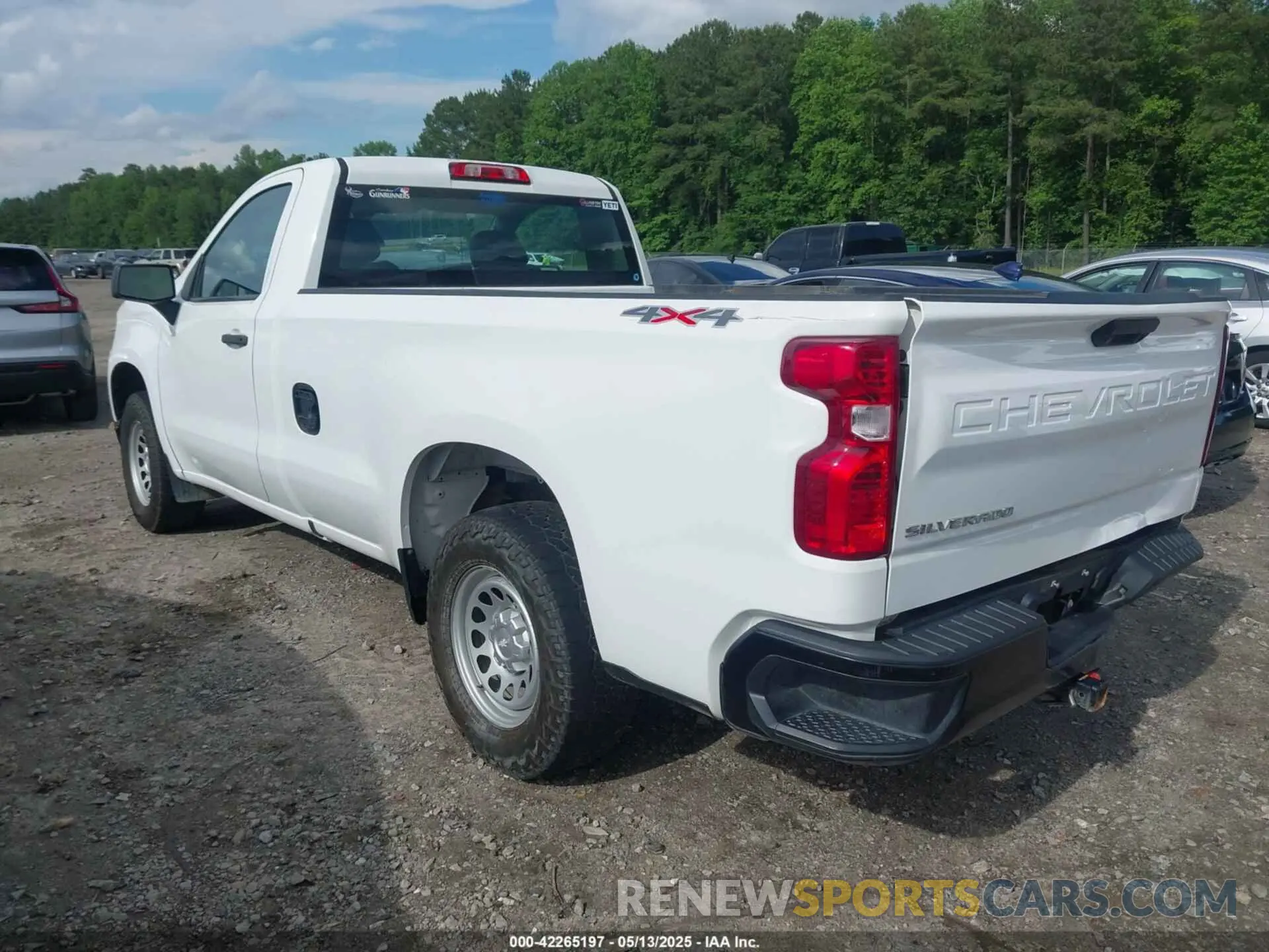 3 Photograph of a damaged car 3GCNYAEH2LG114844 CHEVROLET SILVERADO 1500 2020