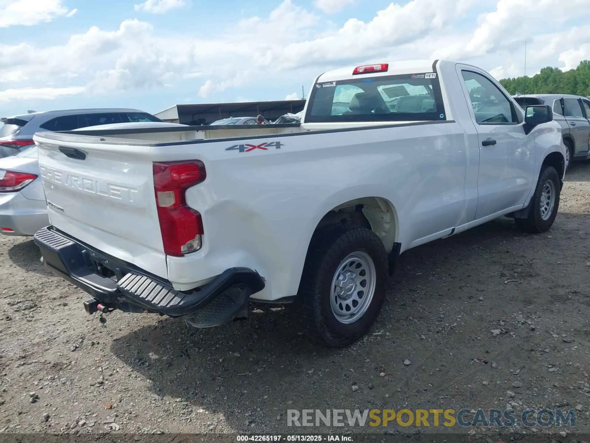 4 Photograph of a damaged car 3GCNYAEH2LG114844 CHEVROLET SILVERADO 1500 2020