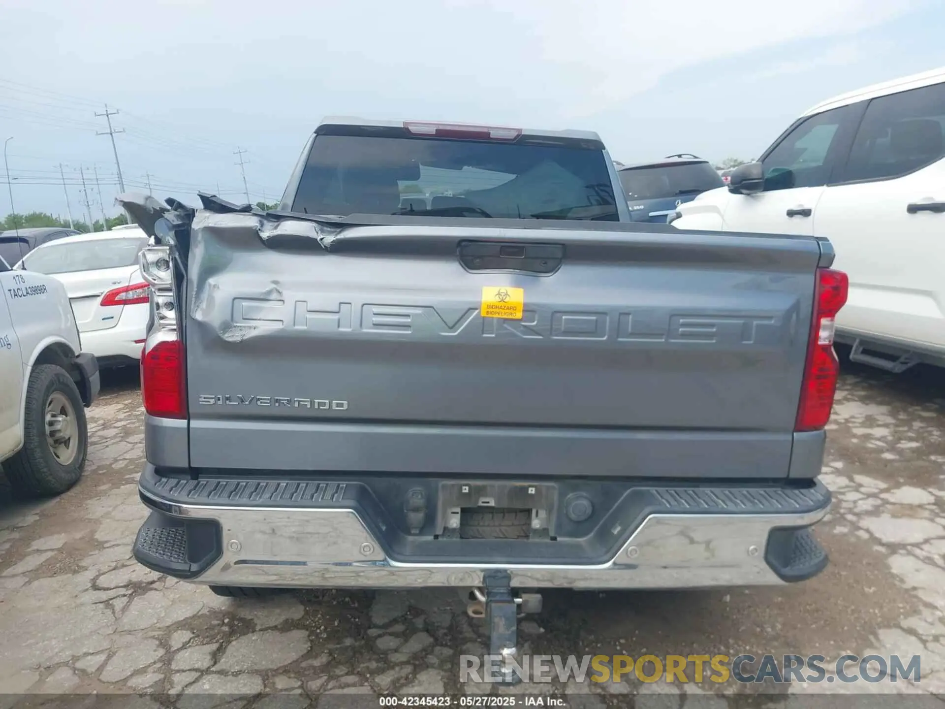 16 Photograph of a damaged car 3GCPWAEF0LG205365 CHEVROLET SILVERADO 1500 2020