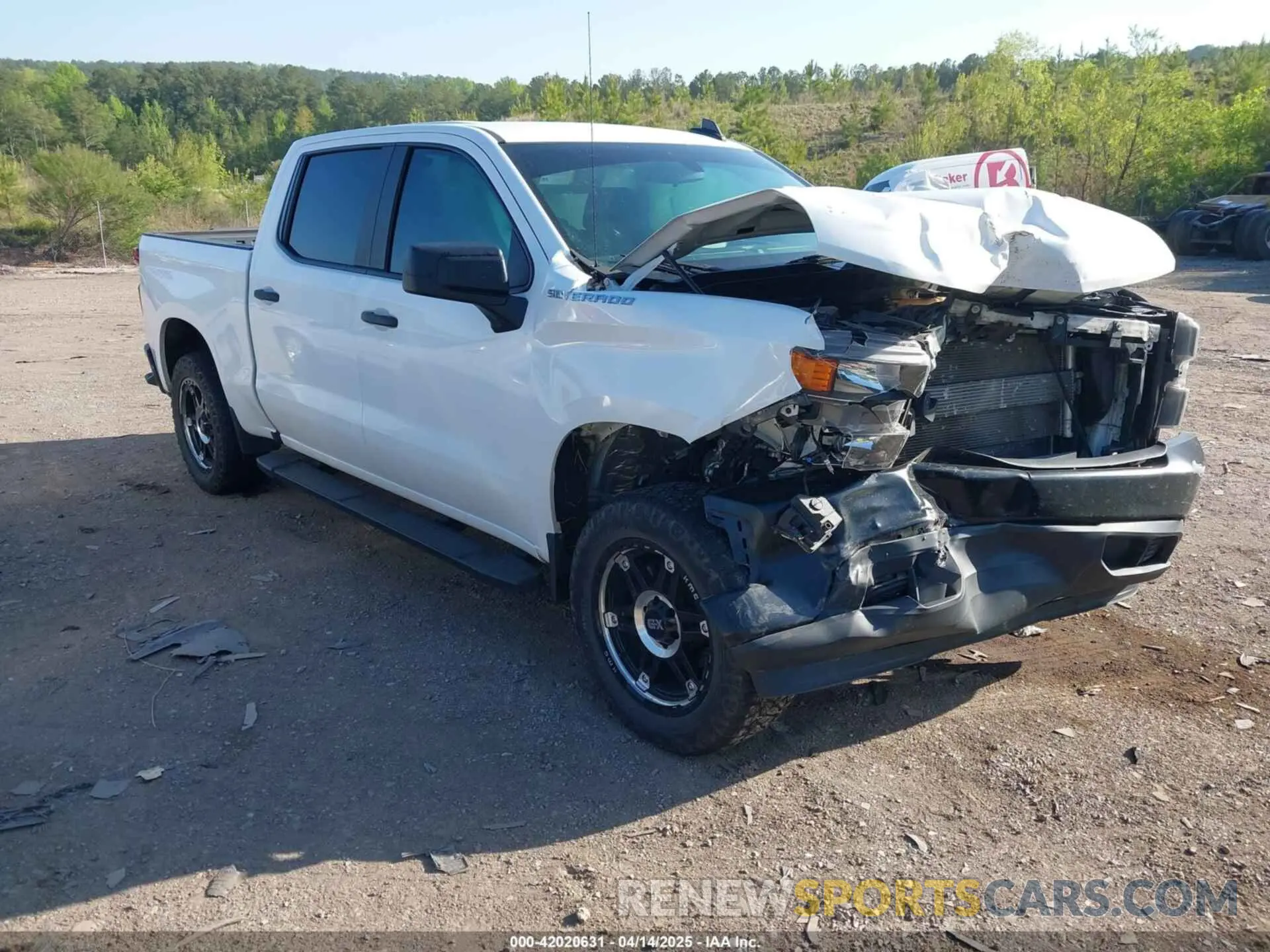1 Photograph of a damaged car 3GCPWAEF3LG224184 CHEVROLET SILVERADO 1500 2020