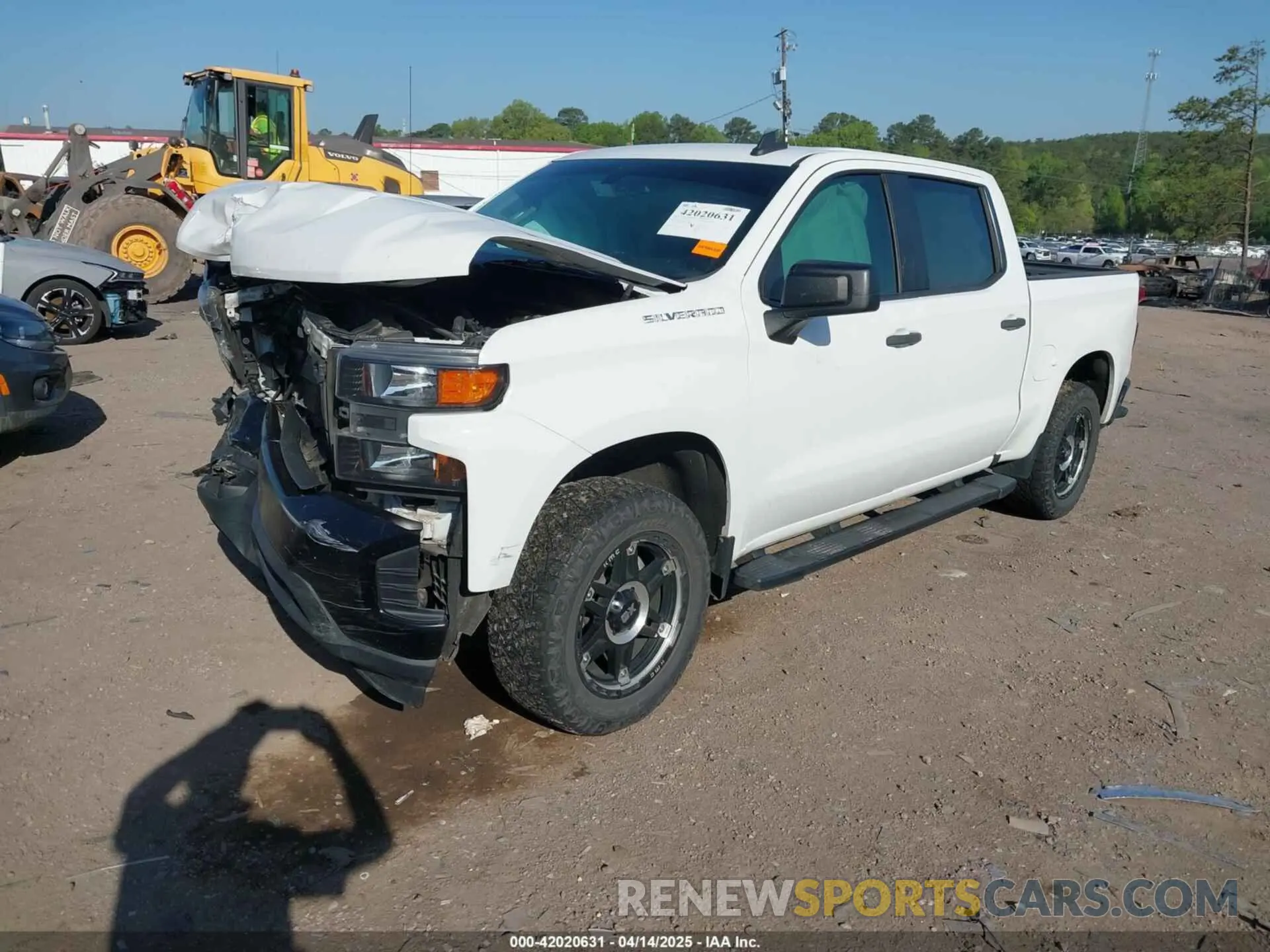 2 Photograph of a damaged car 3GCPWAEF3LG224184 CHEVROLET SILVERADO 1500 2020