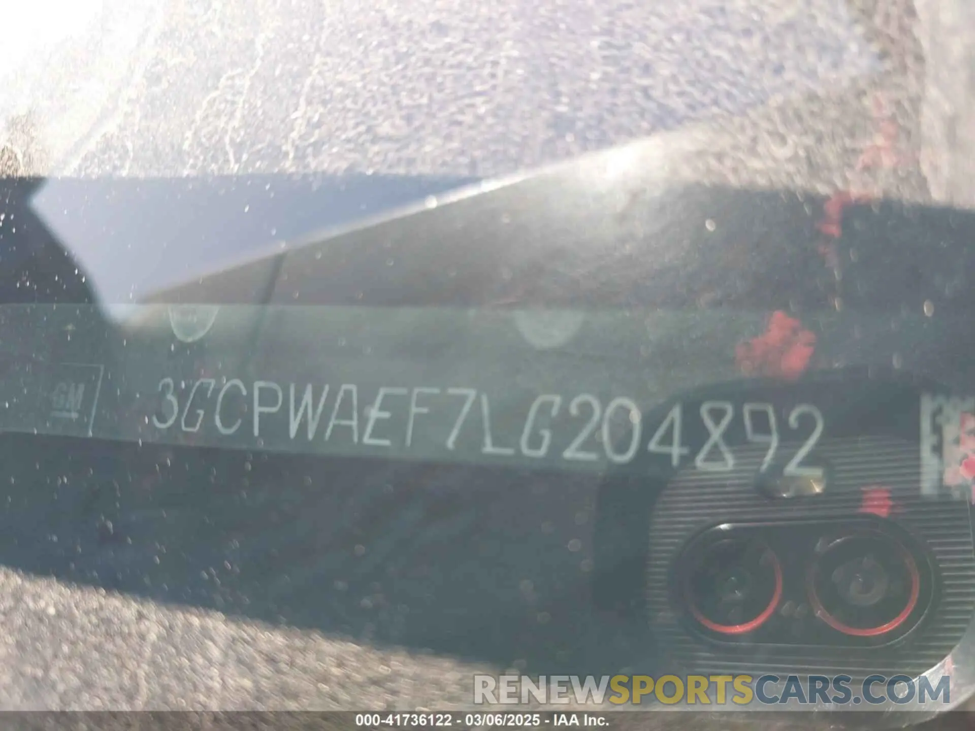 9 Photograph of a damaged car 3GCPWAEF7LG204892 CHEVROLET SILVERADO 1500 2020