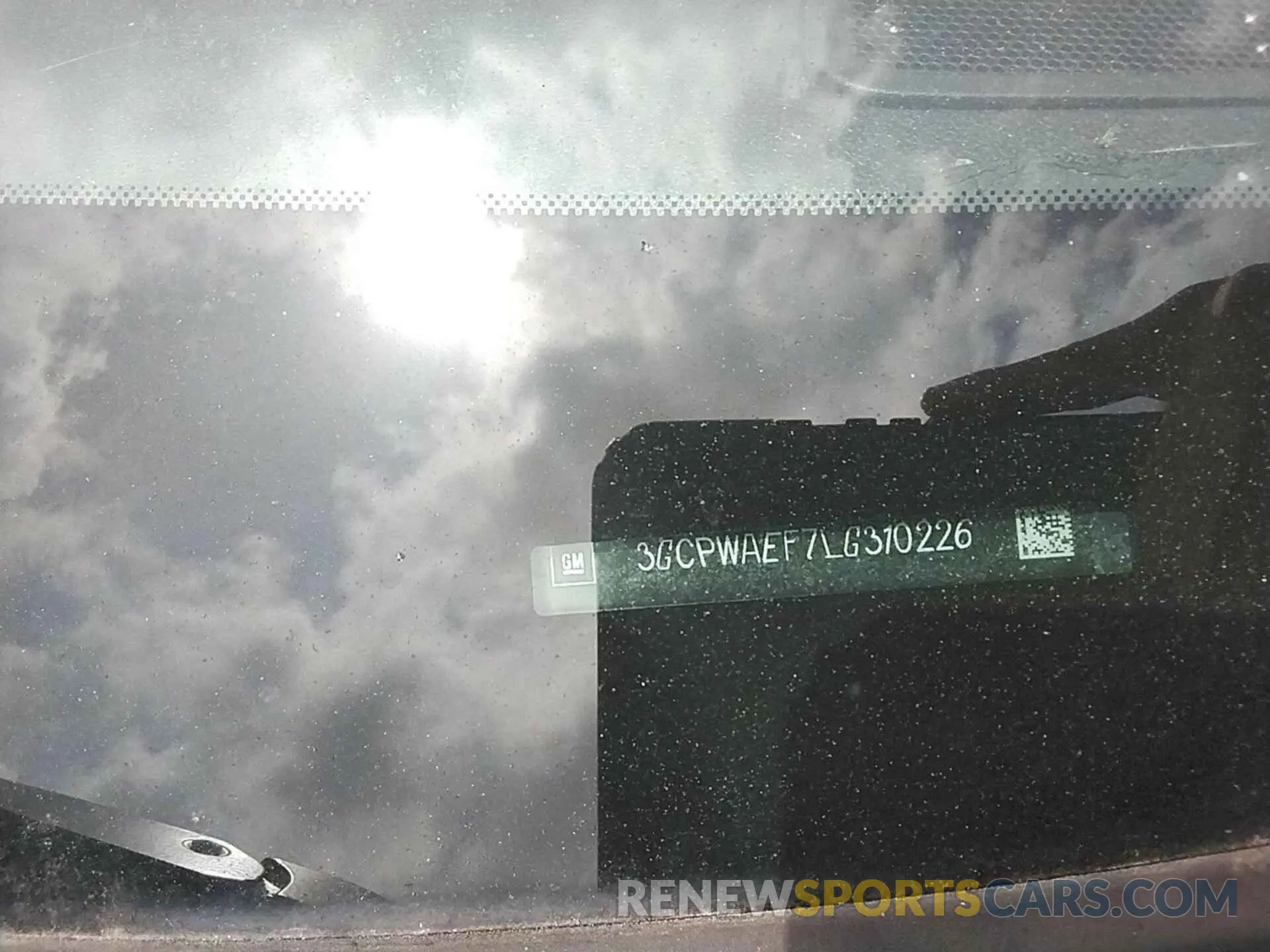 3 Photograph of a damaged car 3GCPWAEF7LG310226 CHEVROLET SILVERADO 1500 2020