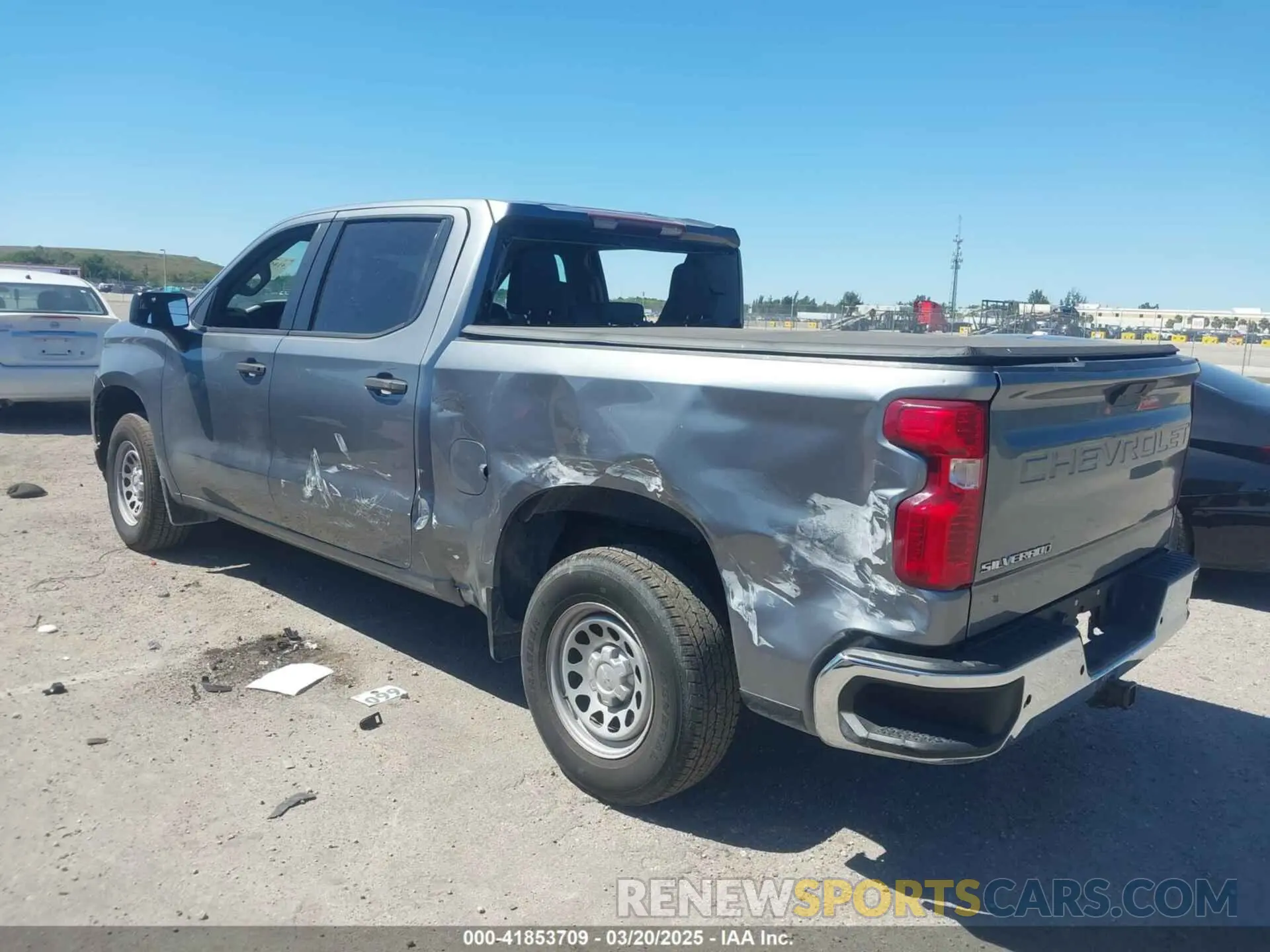 3 Photograph of a damaged car 3GCPWAEH0LG253286 CHEVROLET SILVERADO 1500 2020