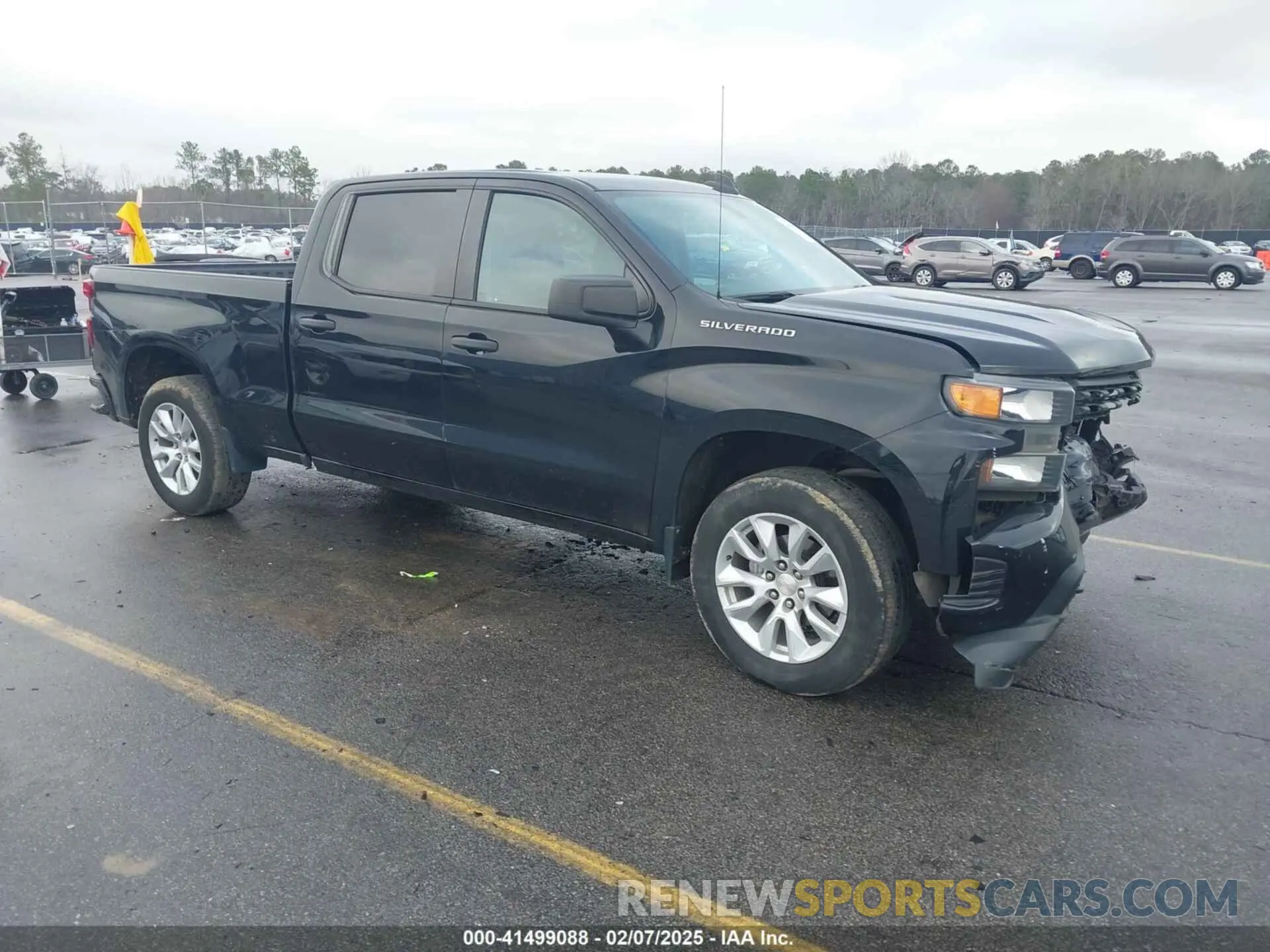 1 Photograph of a damaged car 3GCPWBEF5LG149350 CHEVROLET SILVERADO 1500 2020
