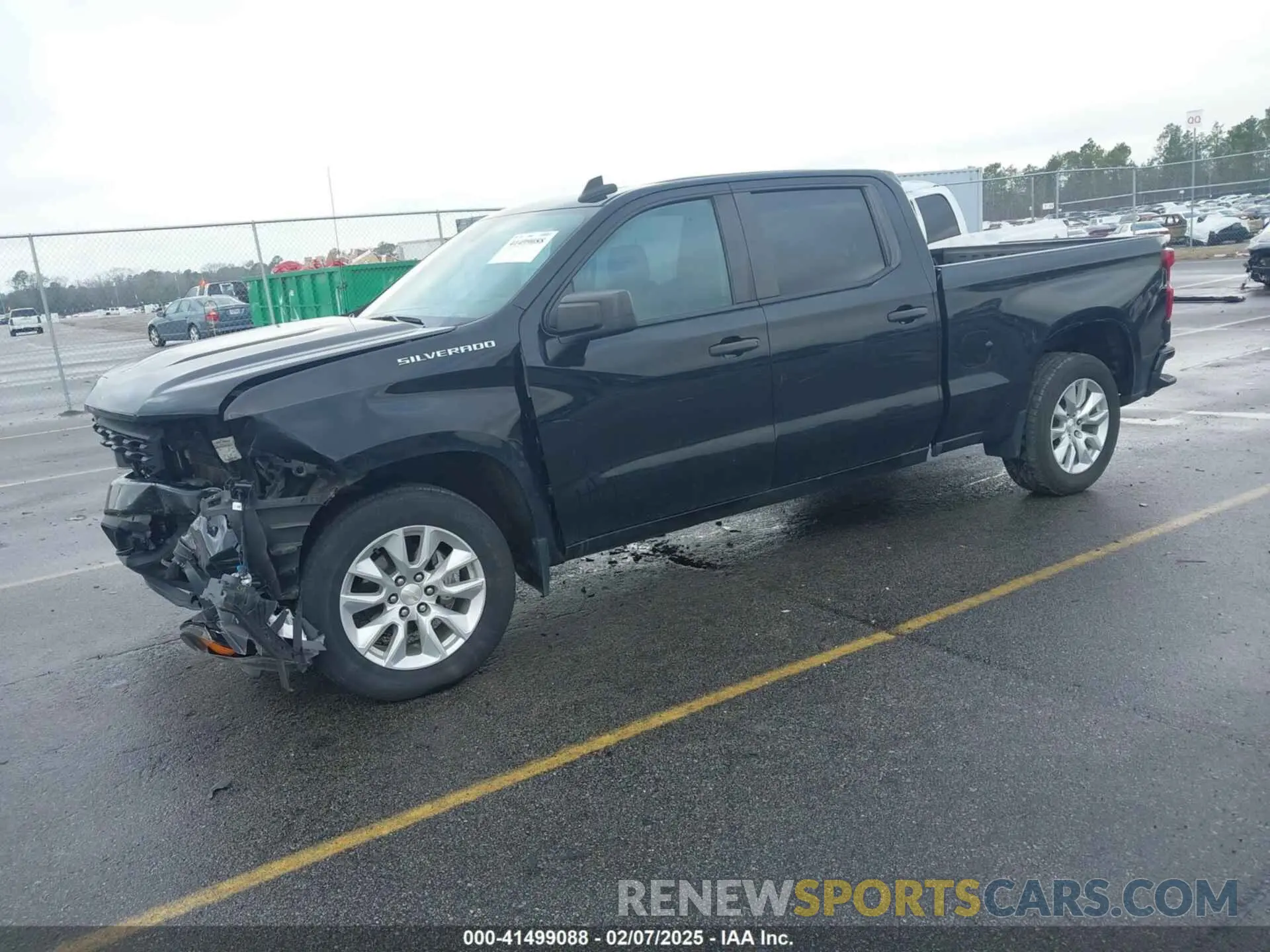 2 Photograph of a damaged car 3GCPWBEF5LG149350 CHEVROLET SILVERADO 1500 2020