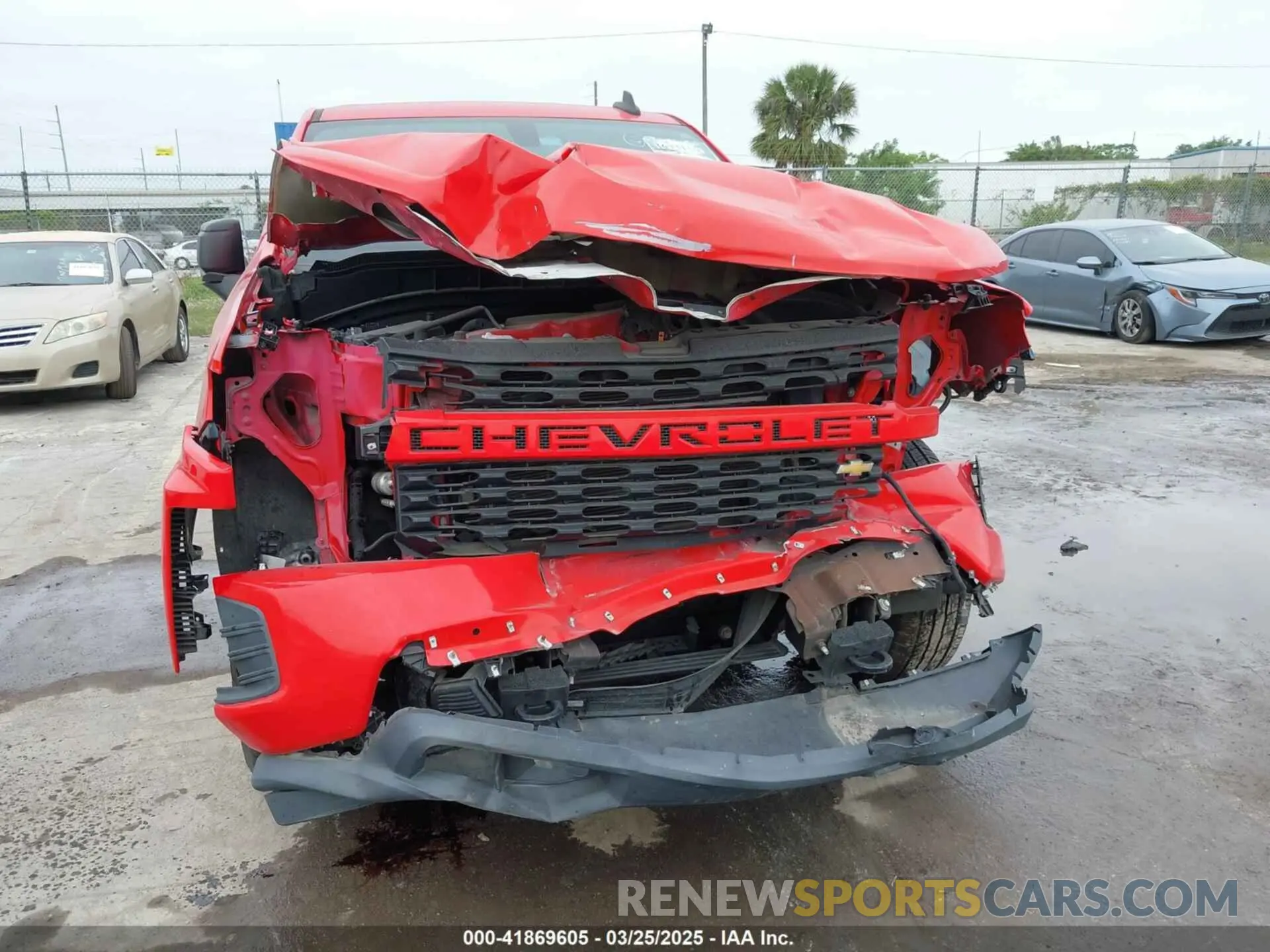 6 Photograph of a damaged car 3GCPWBEH0LG307126 CHEVROLET SILVERADO 1500 2020
